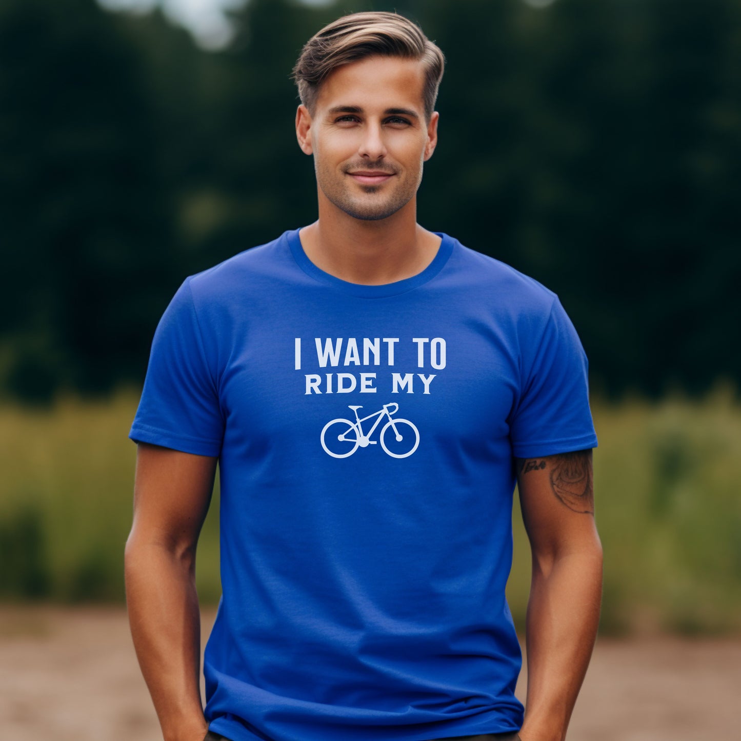 Camiseta Quiero andar en bicicleta