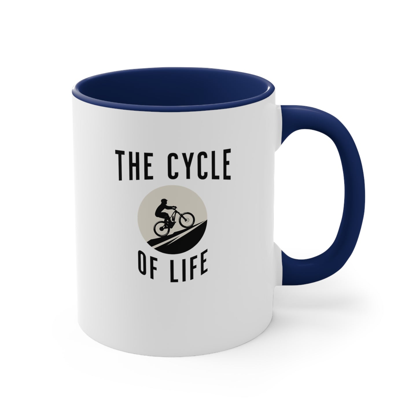Taza El Ciclo de Vive Bicicleta