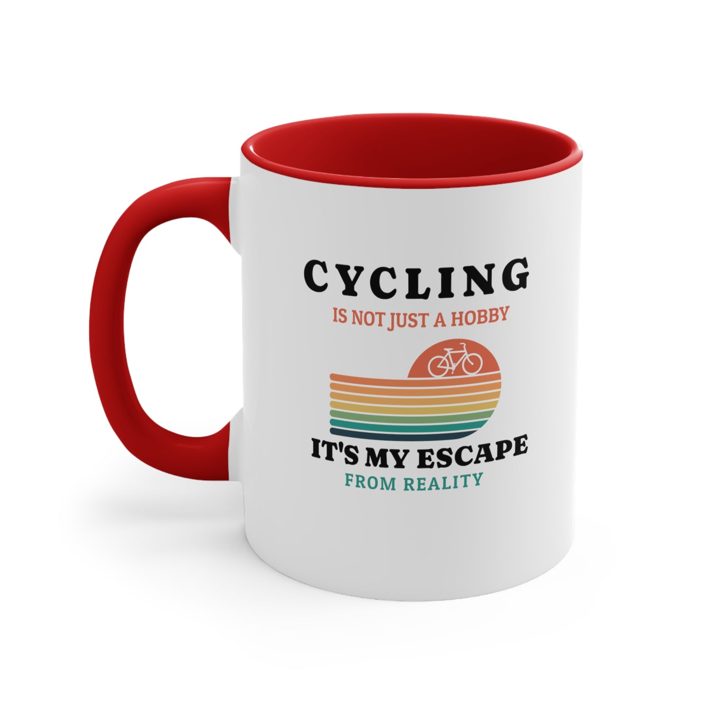 El ciclismo no es solo un hobby, es mi escape de la realidad Taza
