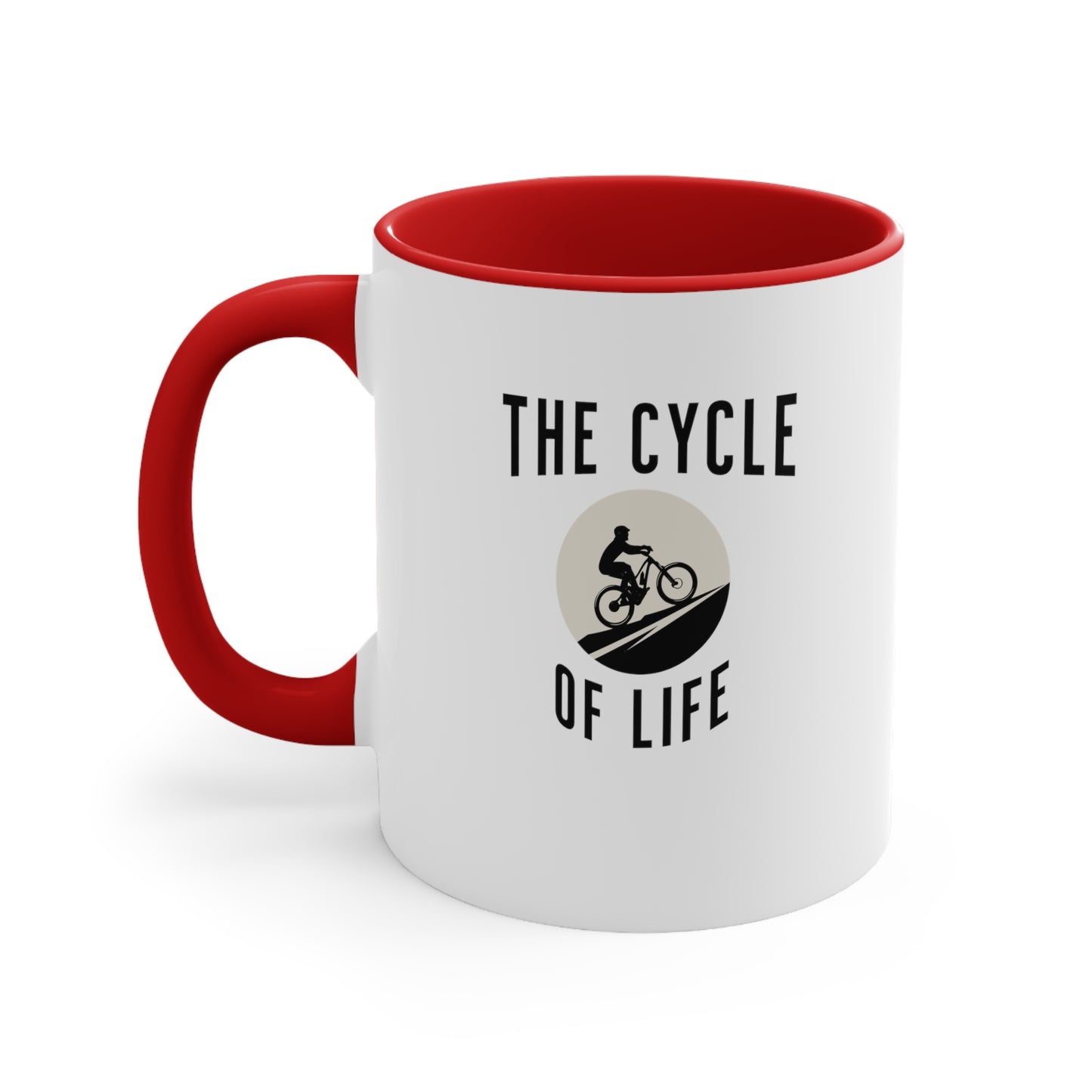Taza El Ciclo de Vive Bicicleta