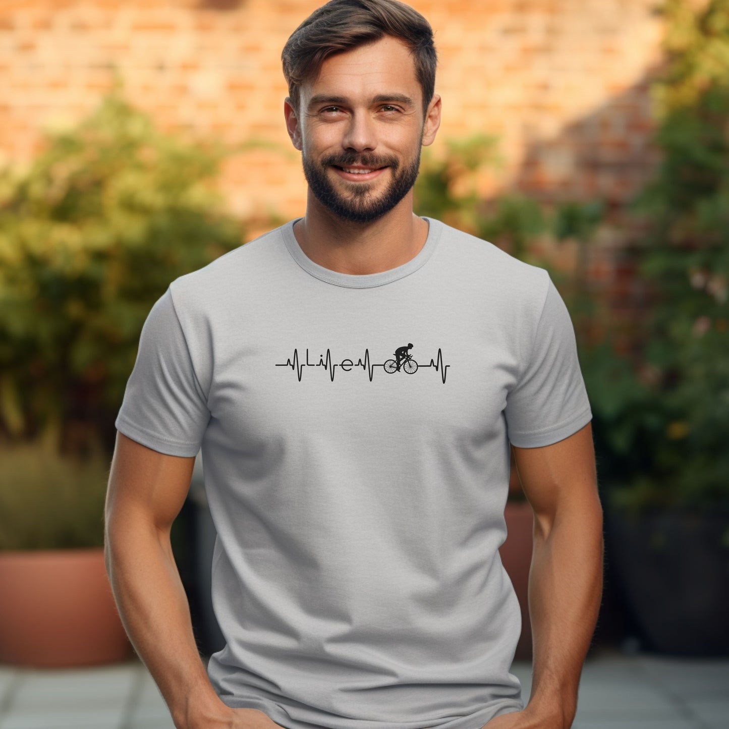 Heartbeat Life Bicycle T-Shirt