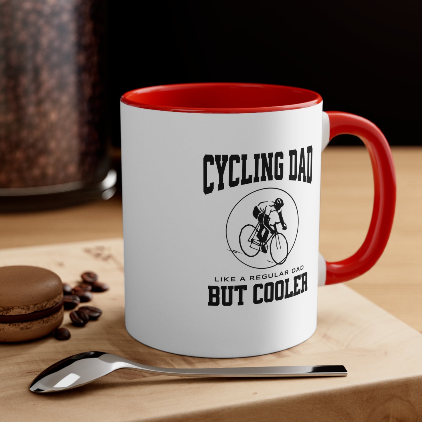 Taza papá ciclista