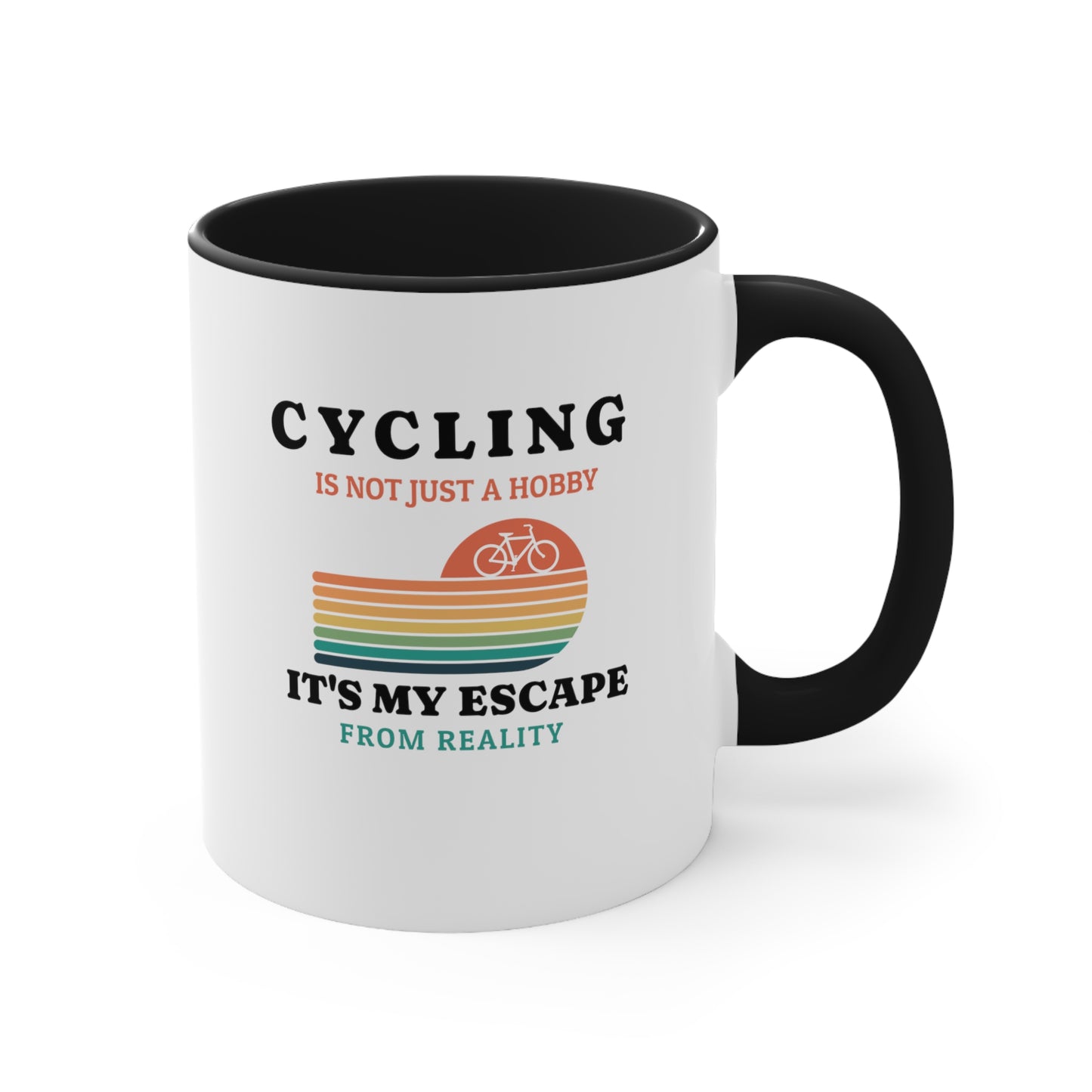 El ciclismo no es solo un hobby, es mi escape de la realidad Taza