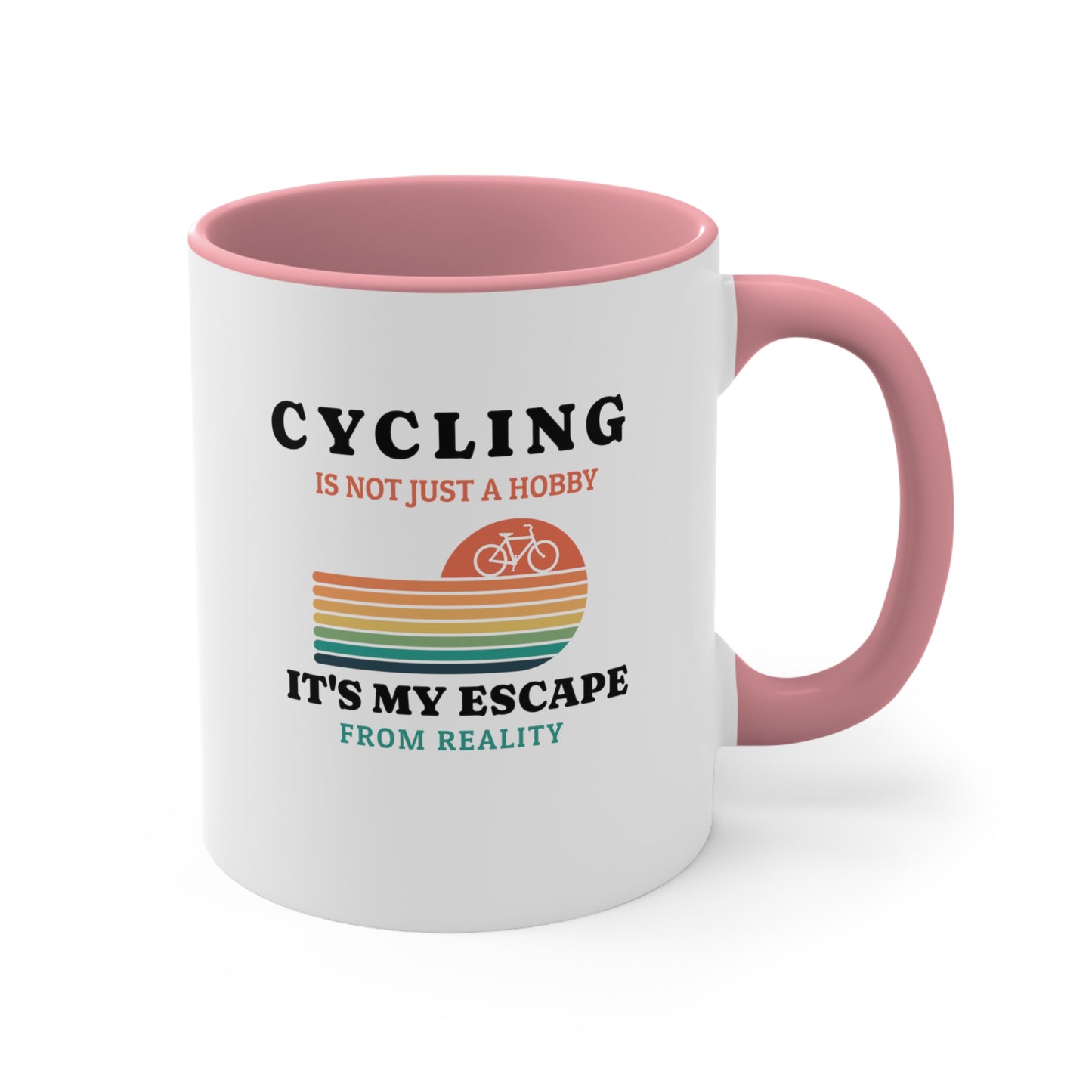 El ciclismo no es solo un hobby, es mi escape de la realidad Taza