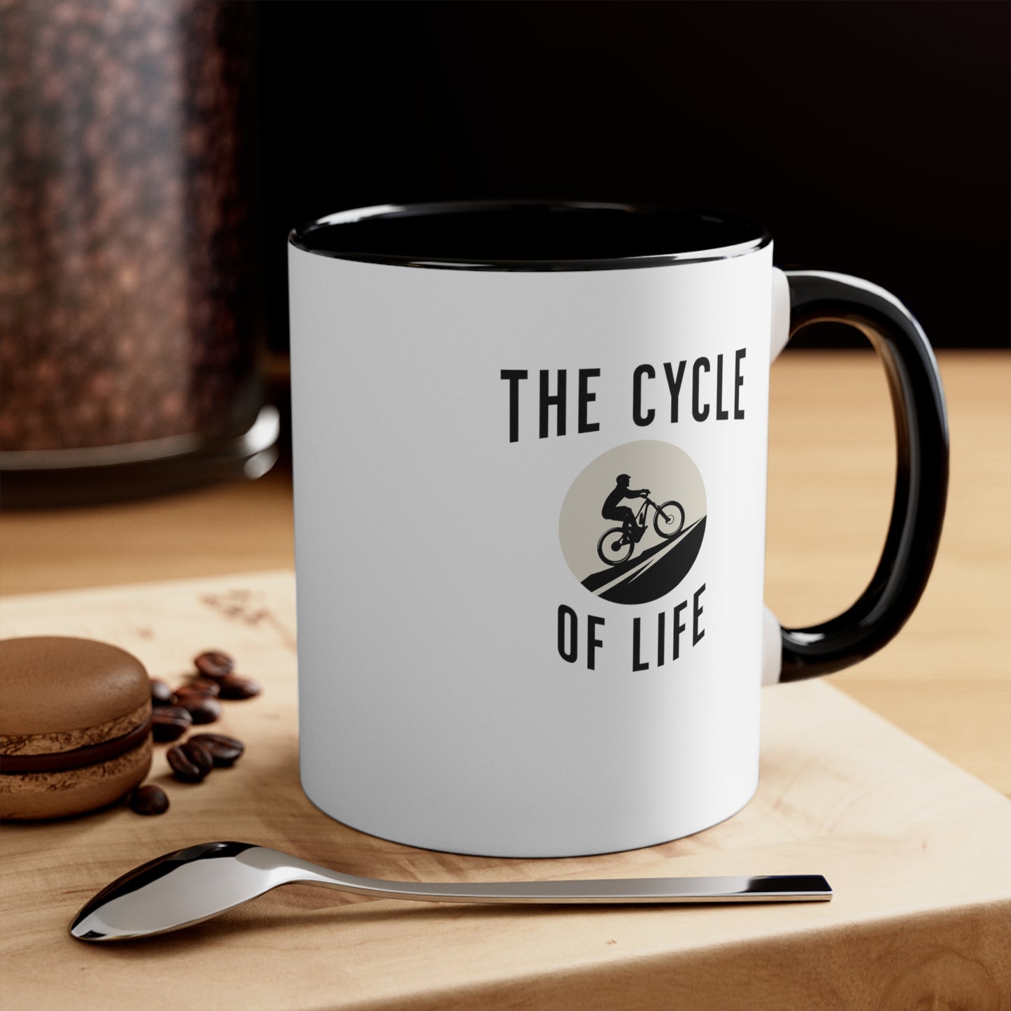 Taza El Ciclo de Vive Bicicleta