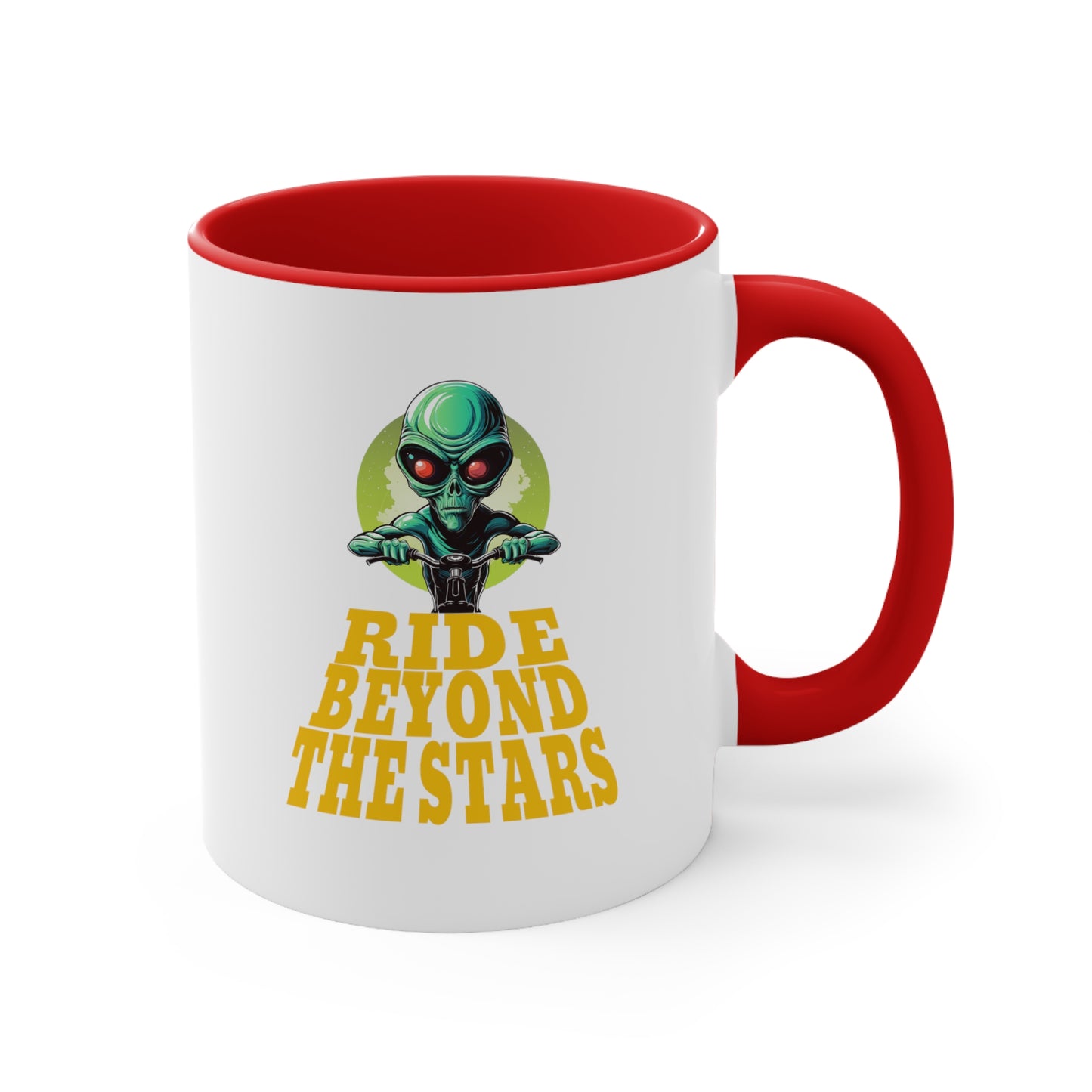 Alien Ride Beyond the Stars - Bicycle mug