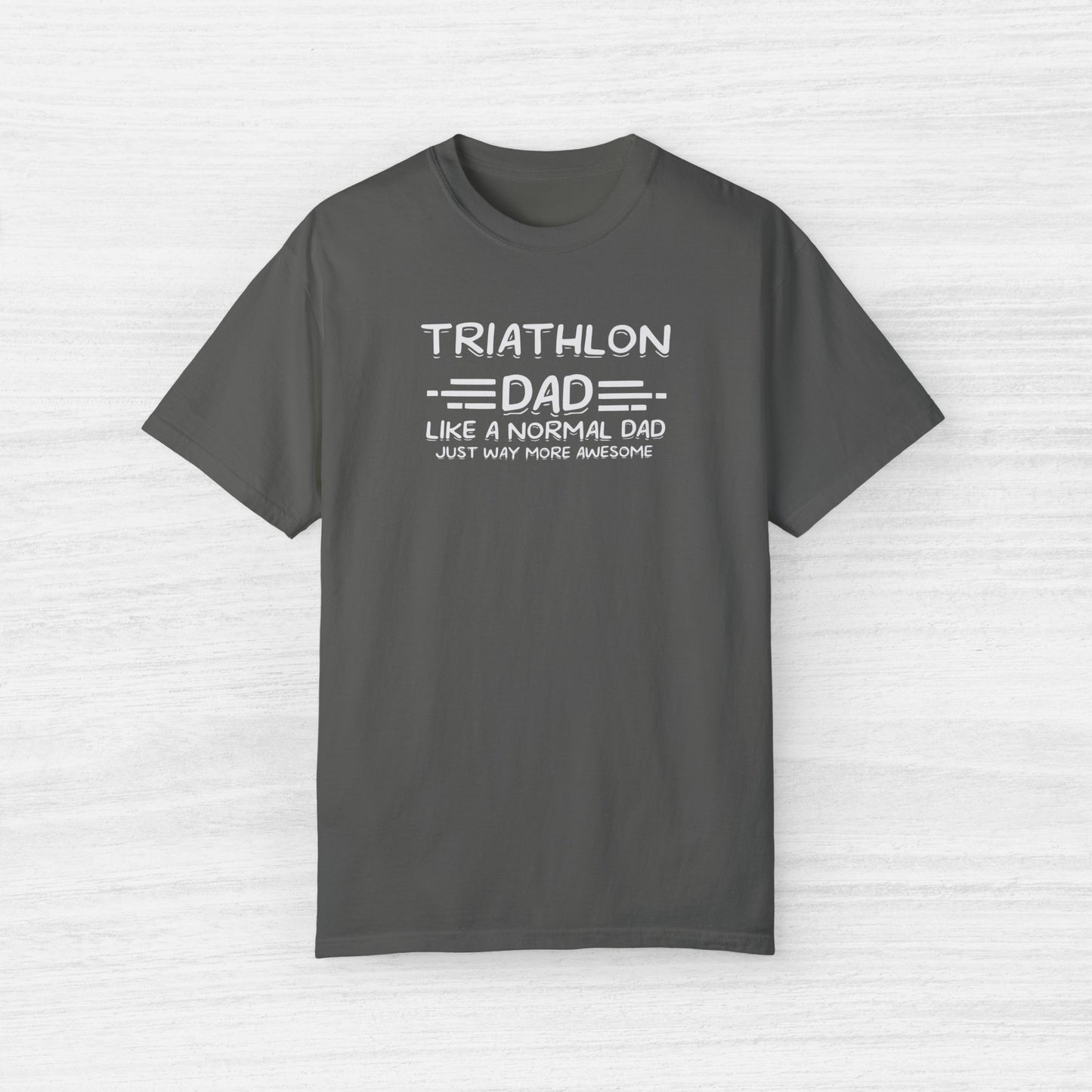 Triathlon Dad Like a Regular Dad just way more Awesome T-Shirt for Men