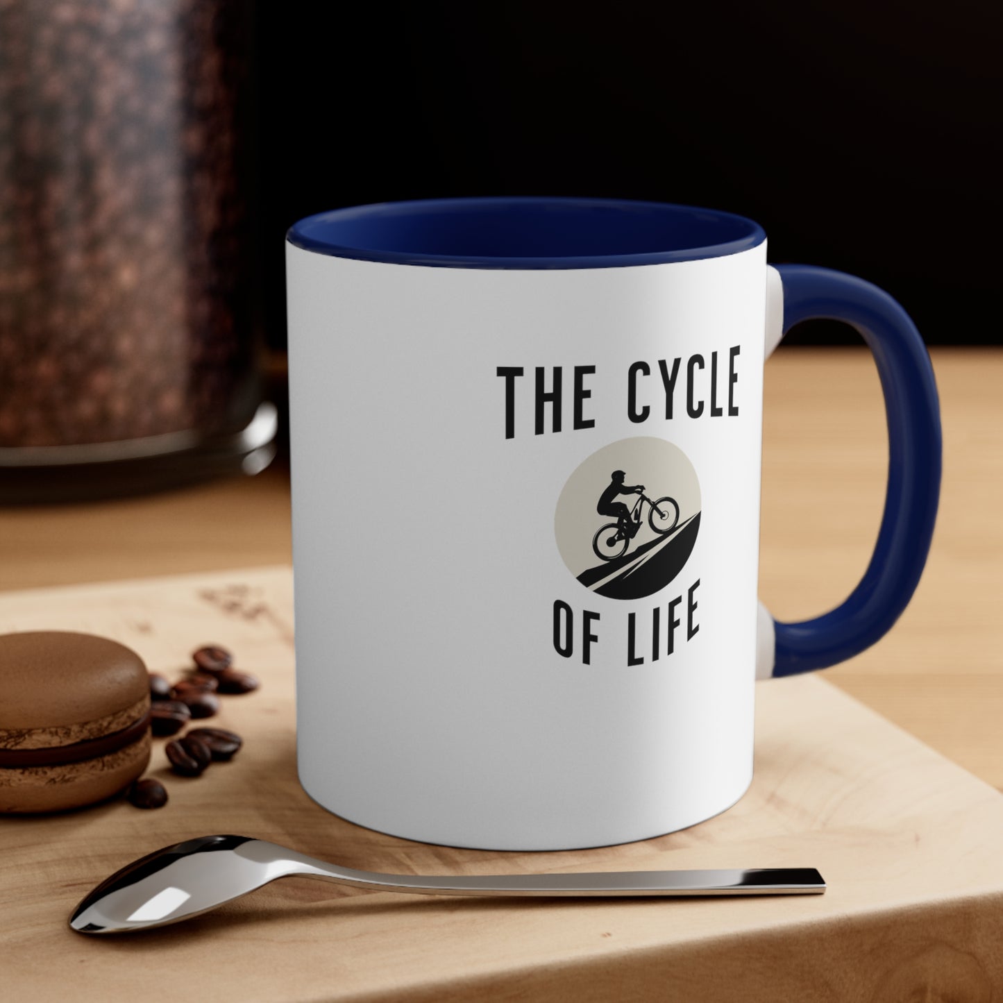 Taza El Ciclo de Vive Bicicleta