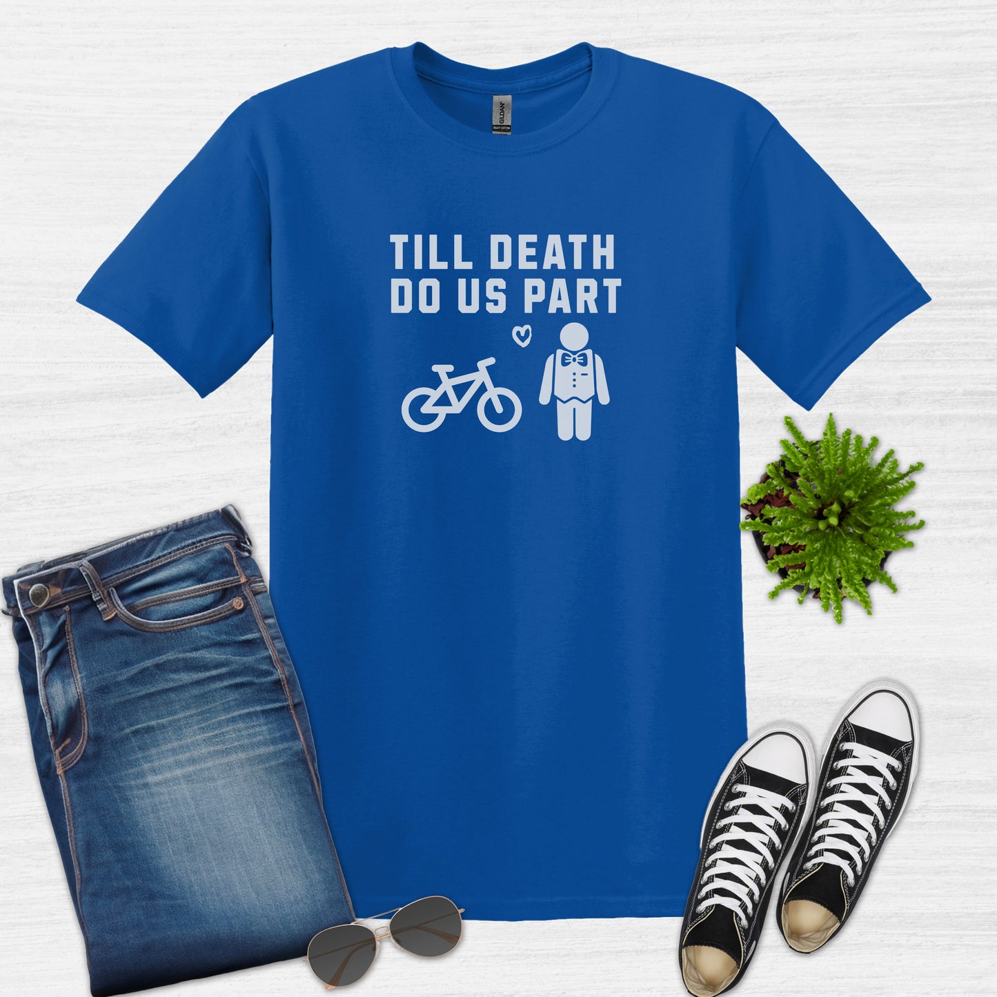 Till death do us part Bicycle T-Shirt