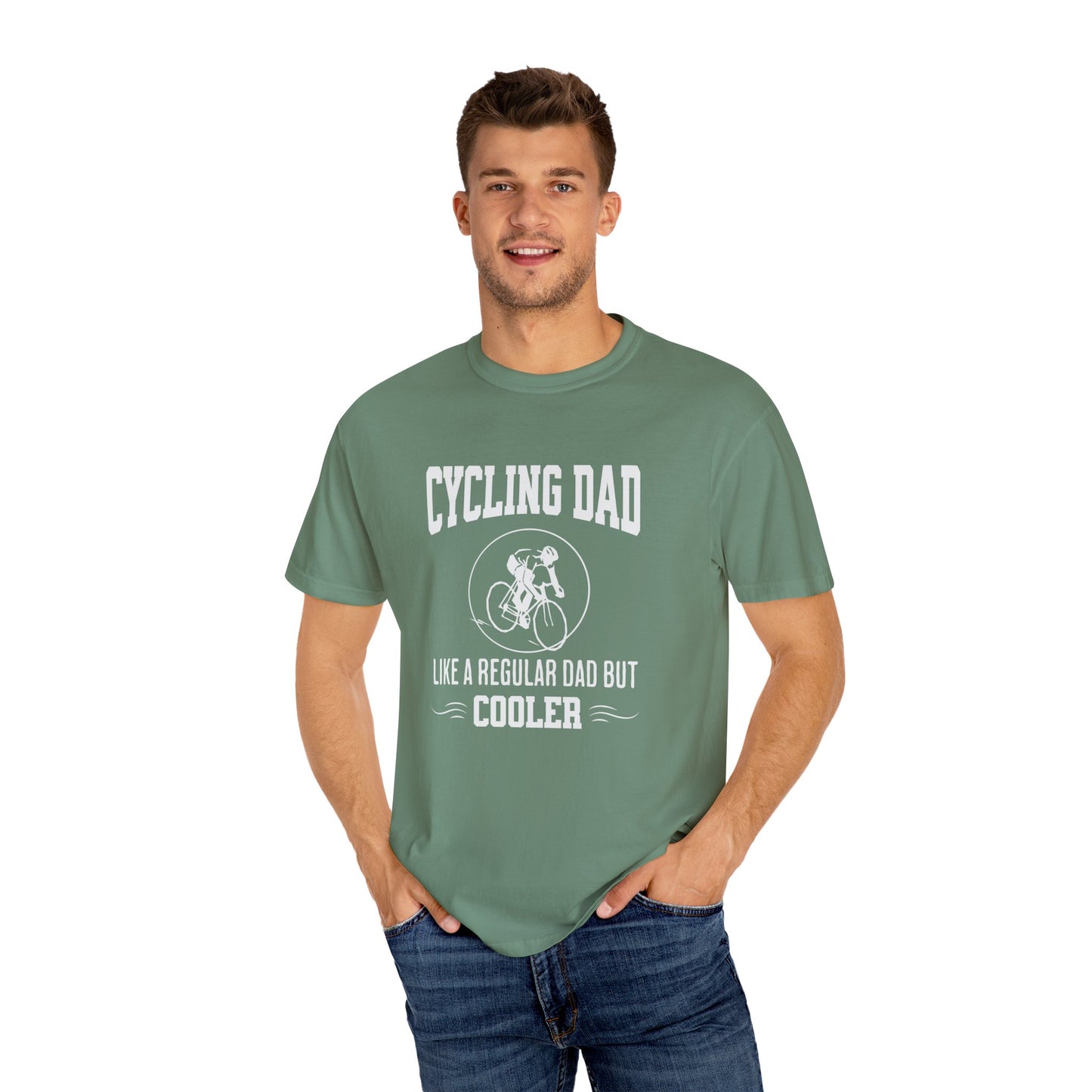 Cycling Dad Like a Regular Dad but Cooler Bike T-Shirt for Men