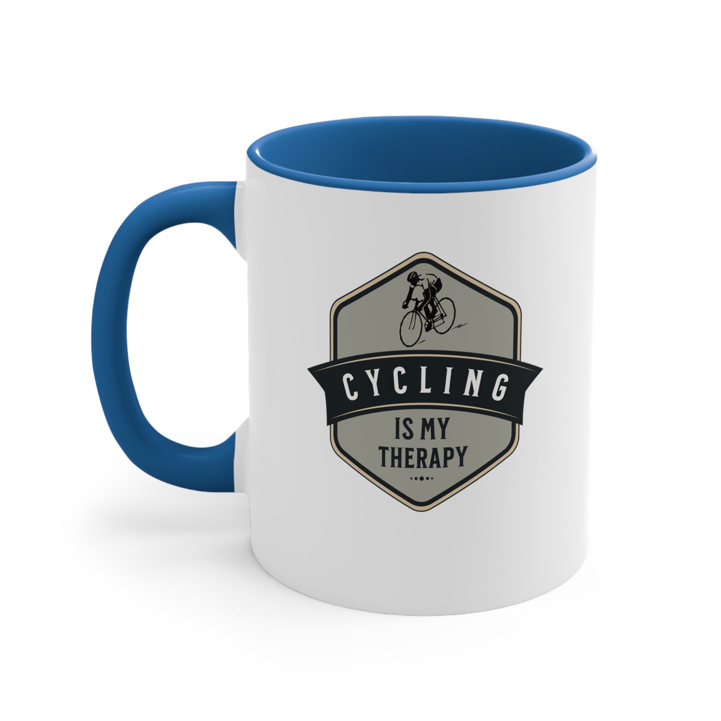 El ciclismo es mi taza de bicicleta de terapia