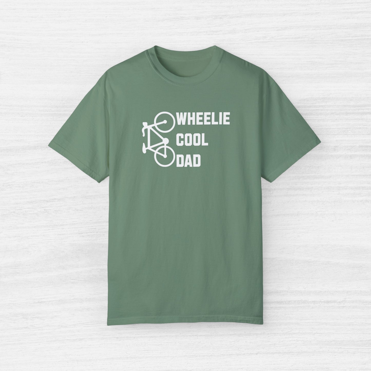 Wheelie Cool Dad Cycling T-Shirt for Men