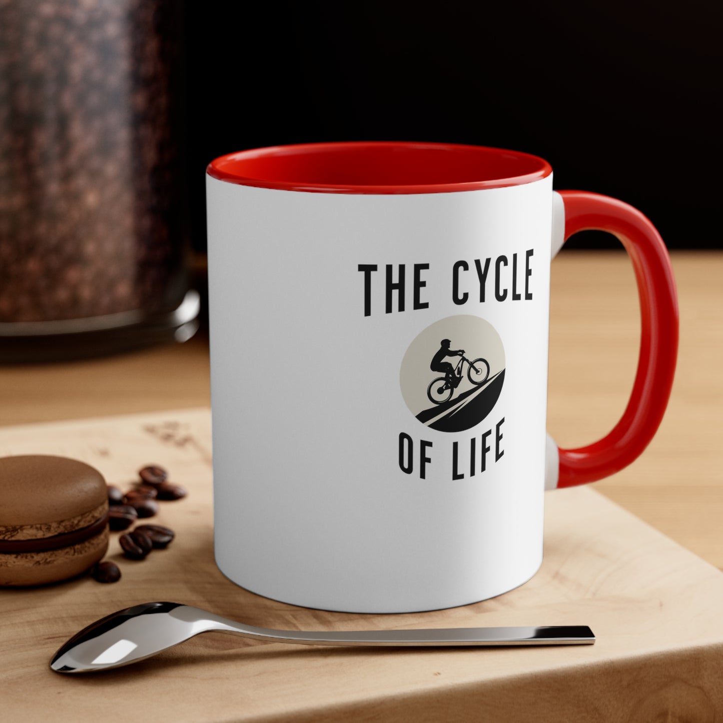 Taza El Ciclo de Vive Bicicleta