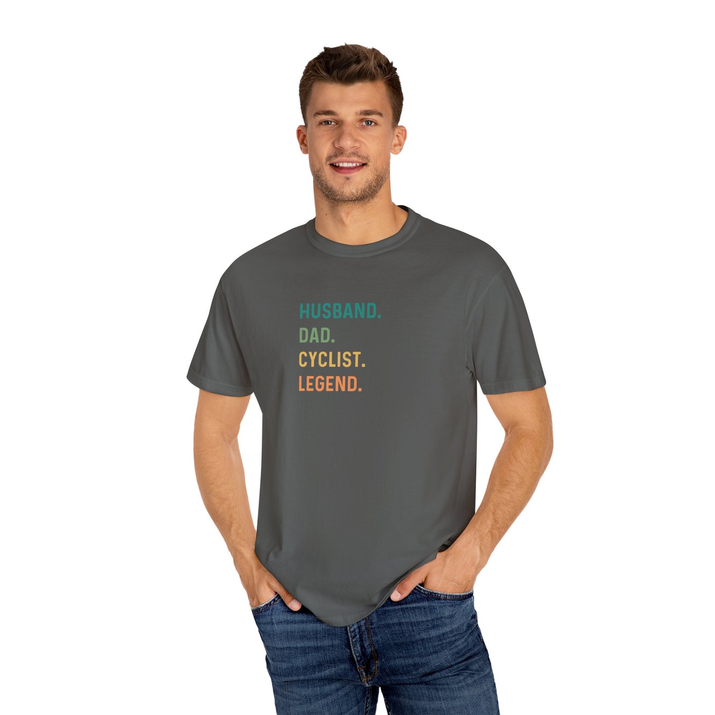 Husband Dad Cyclist Legend Bike T-Shirt for Men