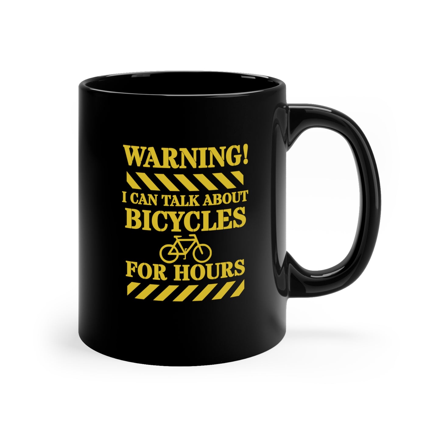 Advertencia: puedo hablar de bicicletas durante horas Taza de bicicleta