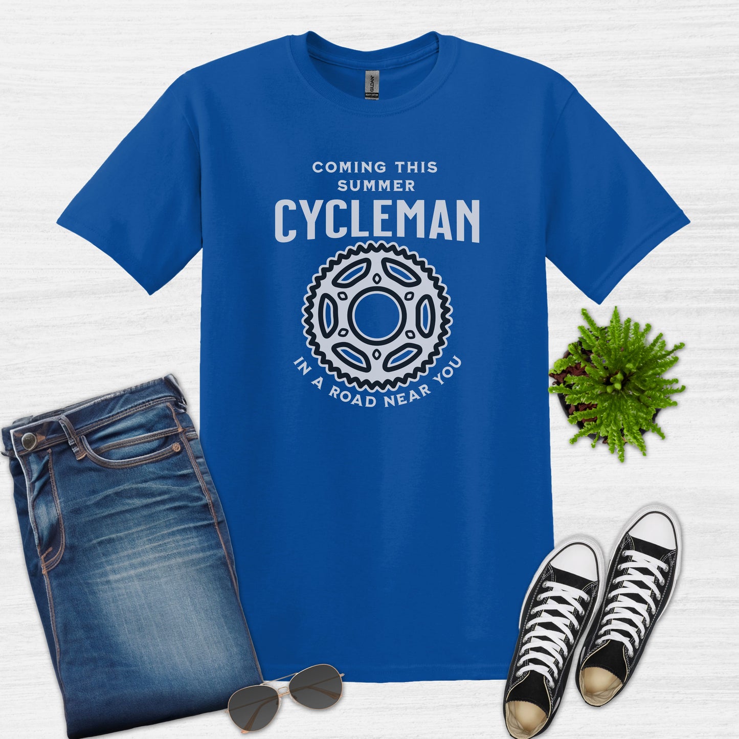 Cycleman coming this summer Bicycles T-Shirt