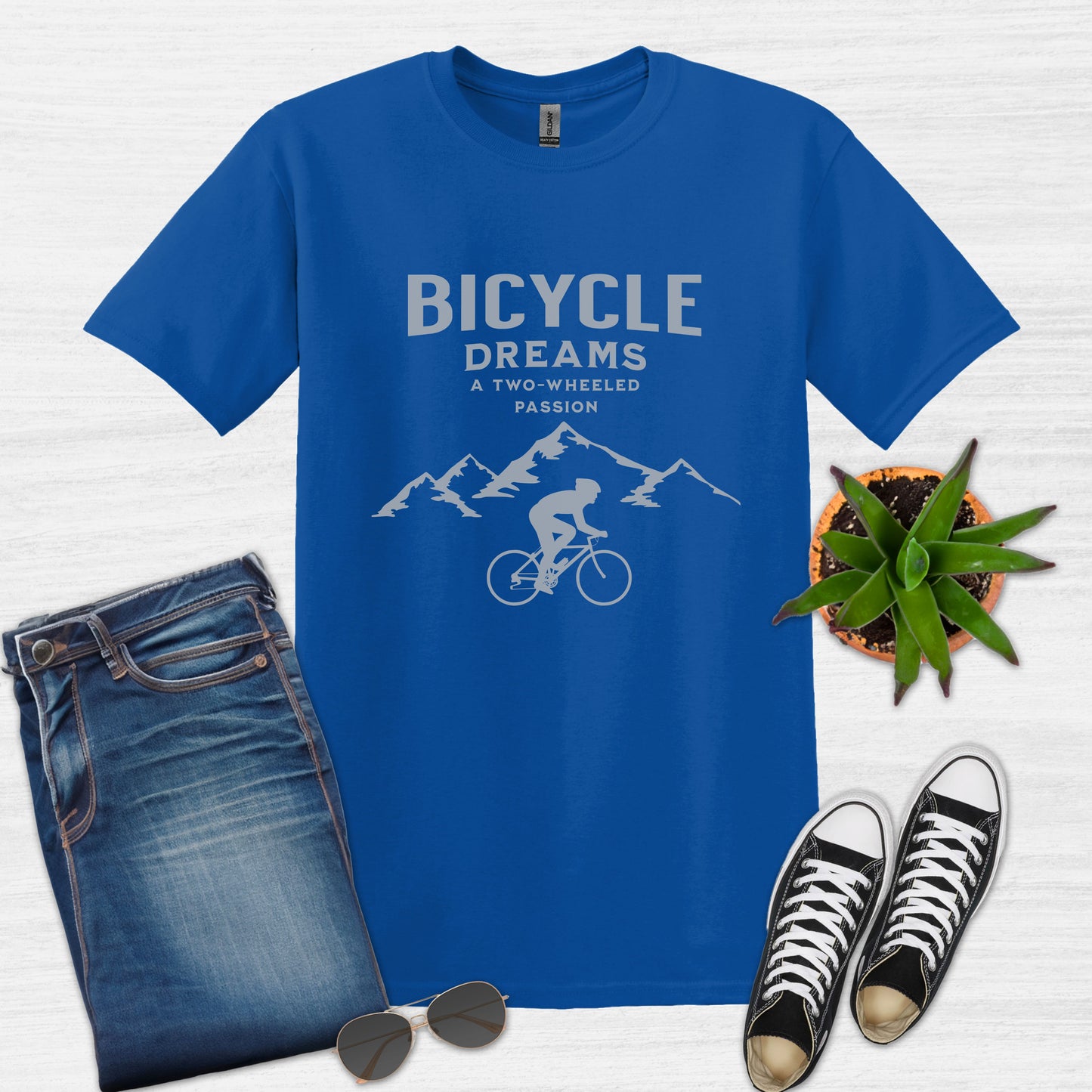 Bicycle Dreams a two-wheeled passion T-Shirt