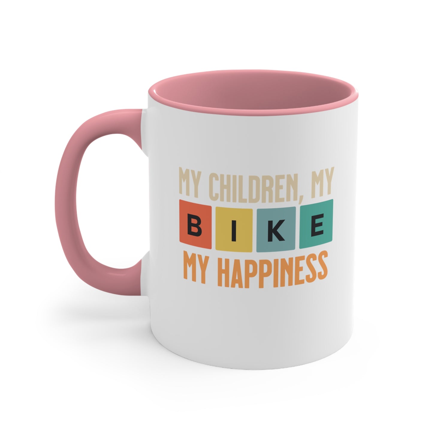 Mis Hijos, Mi Bicicleta, Mi Felicidad - Taza Bicicleta