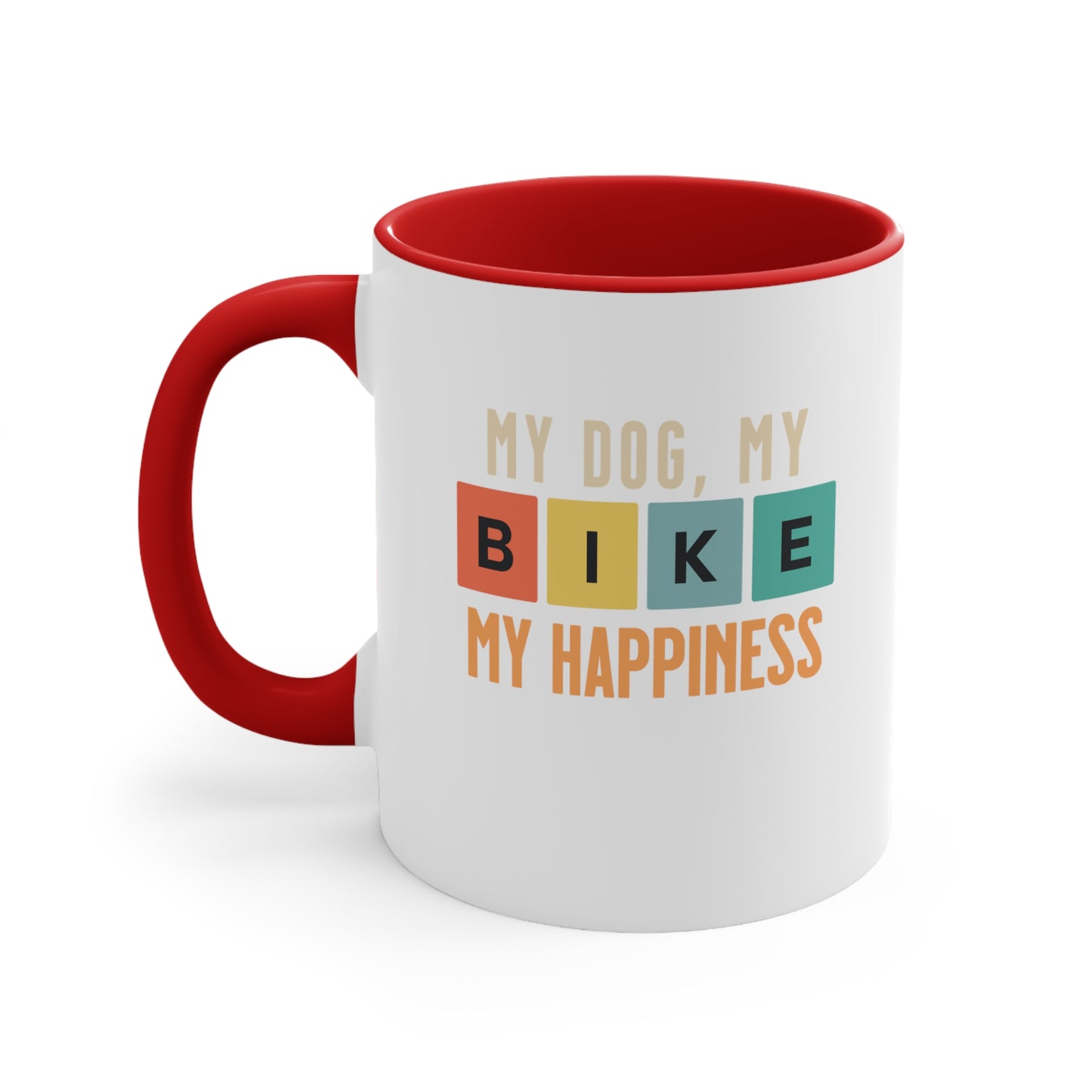 Mi Perro, Mi Bicicleta, Mi Felicidad - Taza Bicicleta