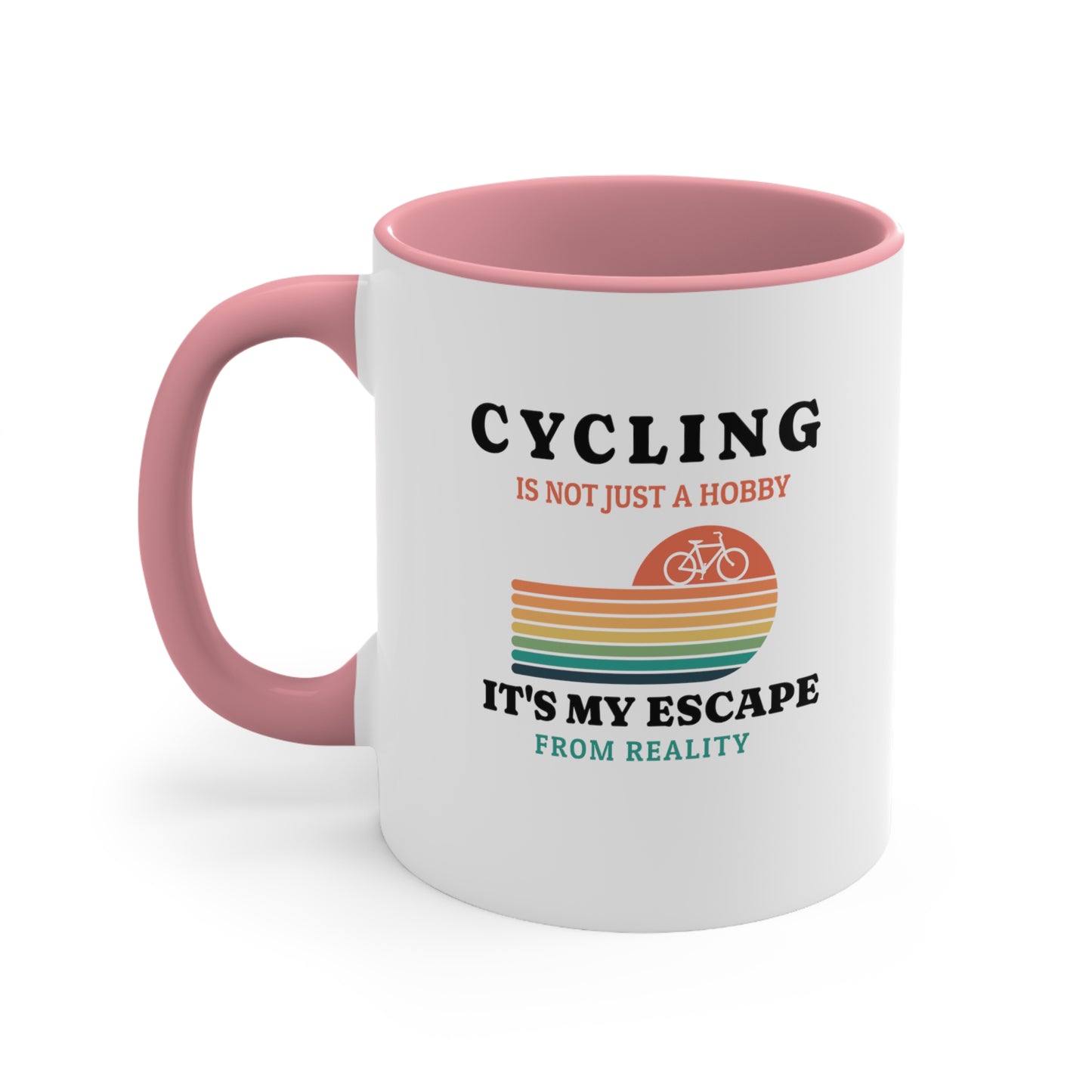 El ciclismo no es solo un hobby, es mi escape de la realidad Taza