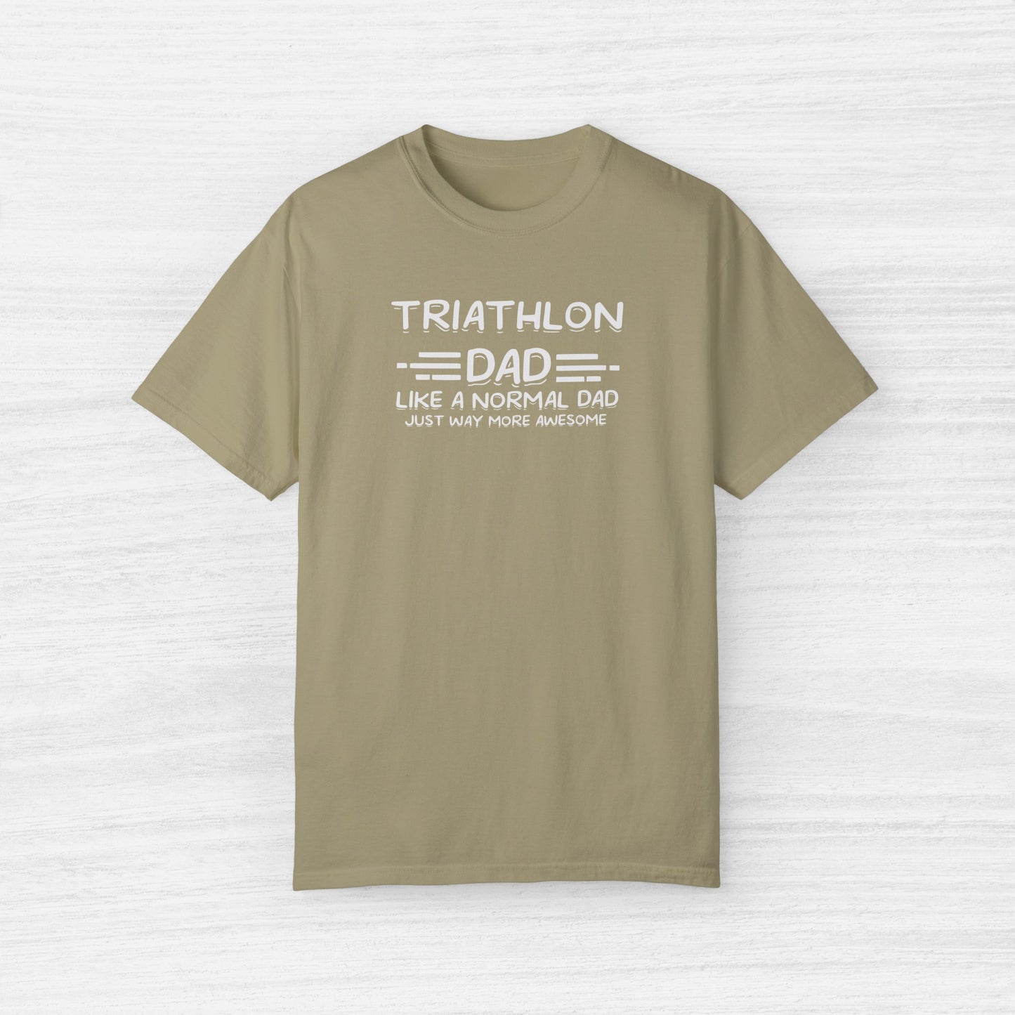 Triathlon Dad Like a Regular Dad just way more Awesome T-Shirt for Men