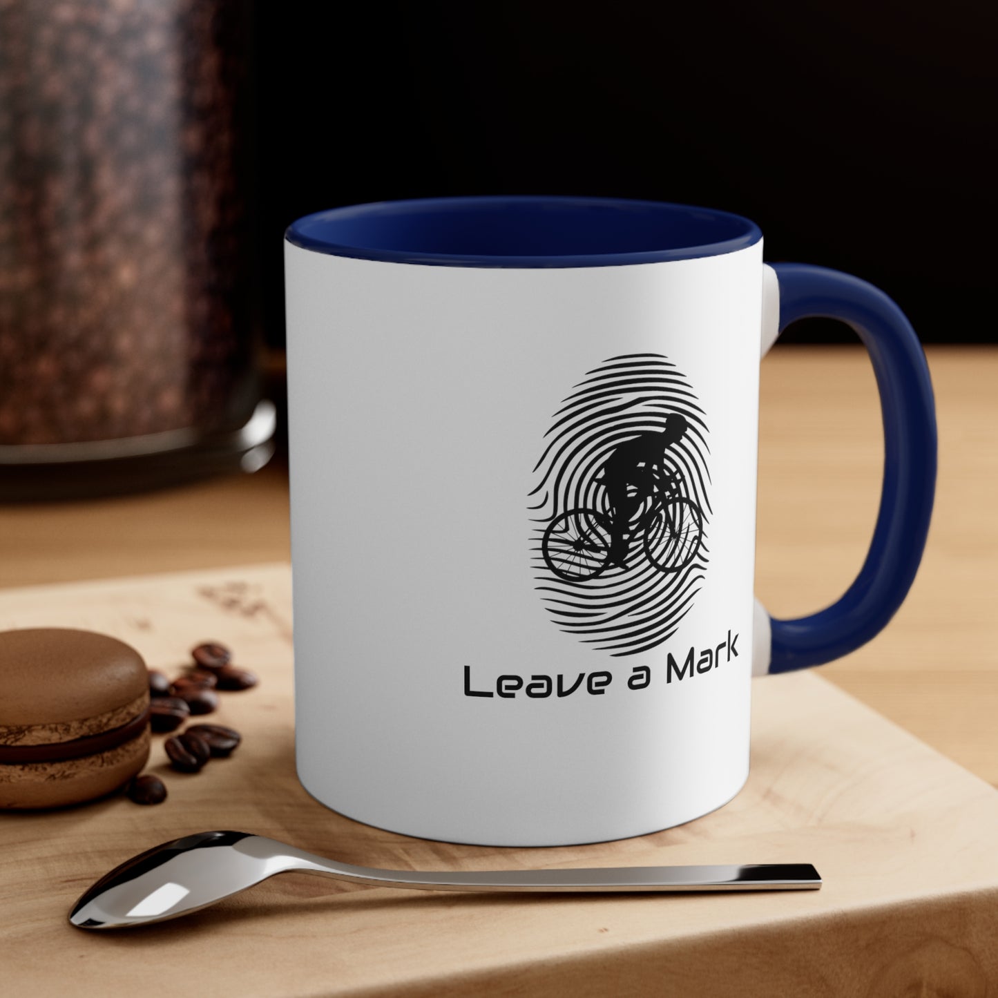 Deja una taza de bicicleta Mark