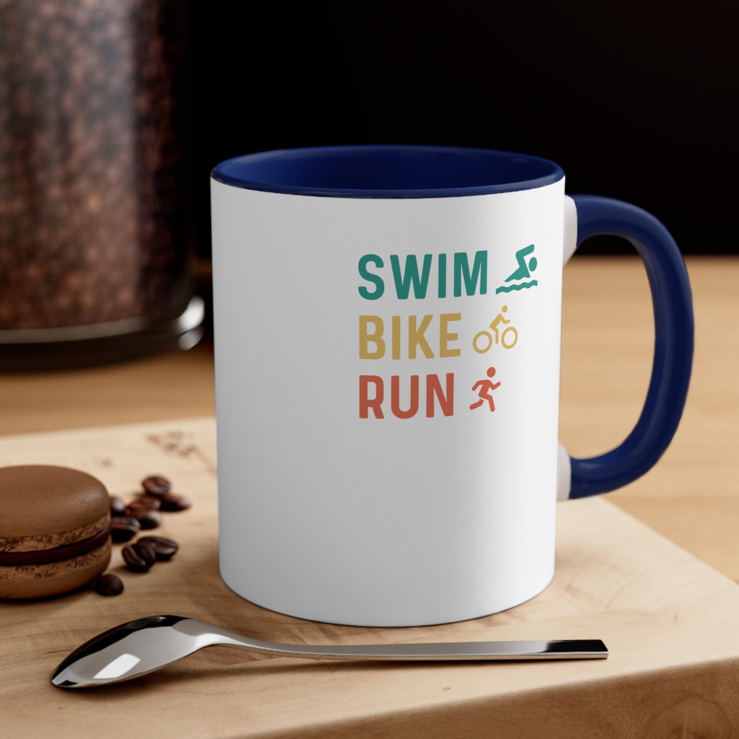Taza Swim Bike Run Triatlón