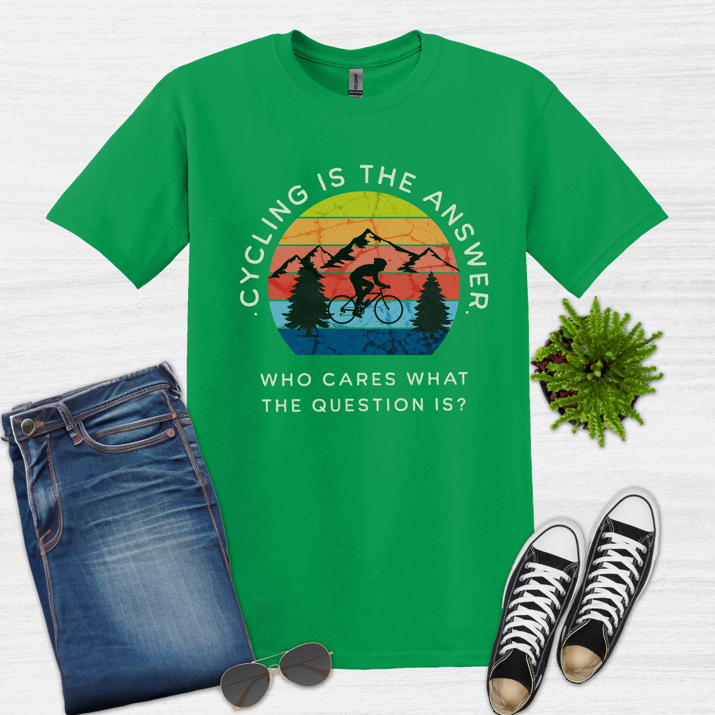 Cycling is the Answer T-Shirt