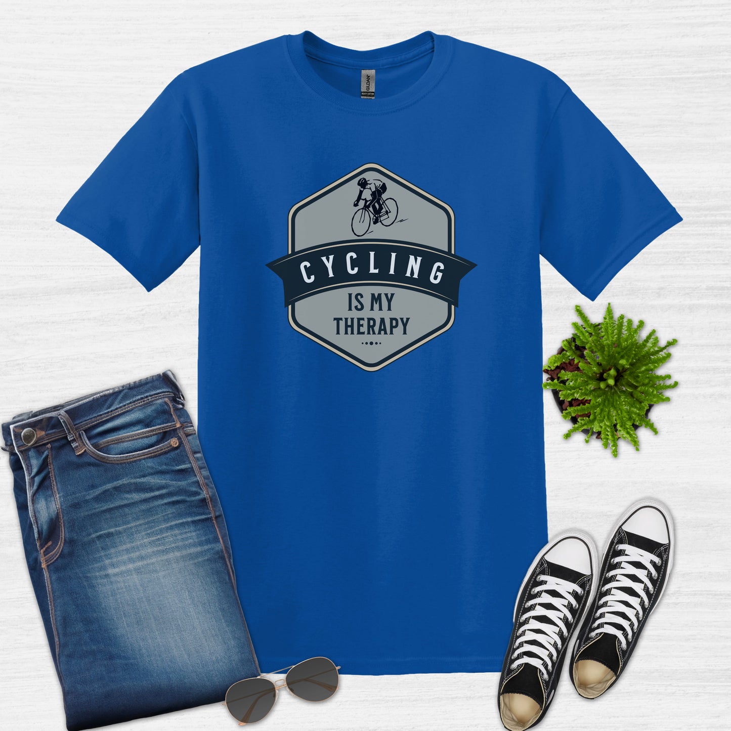 Cycling is my Therapy T-Shirt