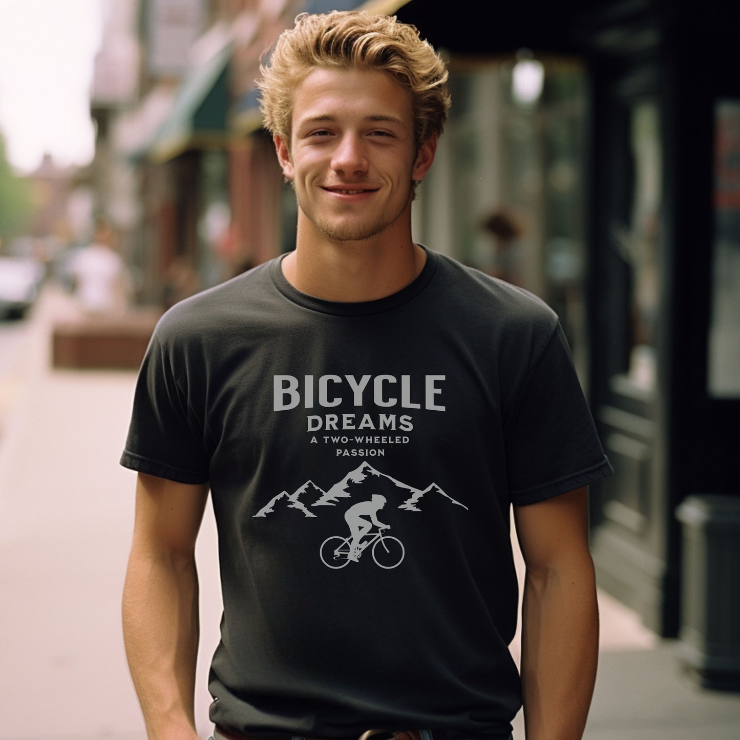 Bicycle Dreams a two-wheeled passion T-Shirt