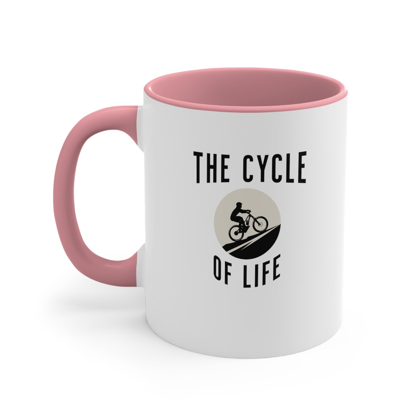 Taza El Ciclo de Vive Bicicleta