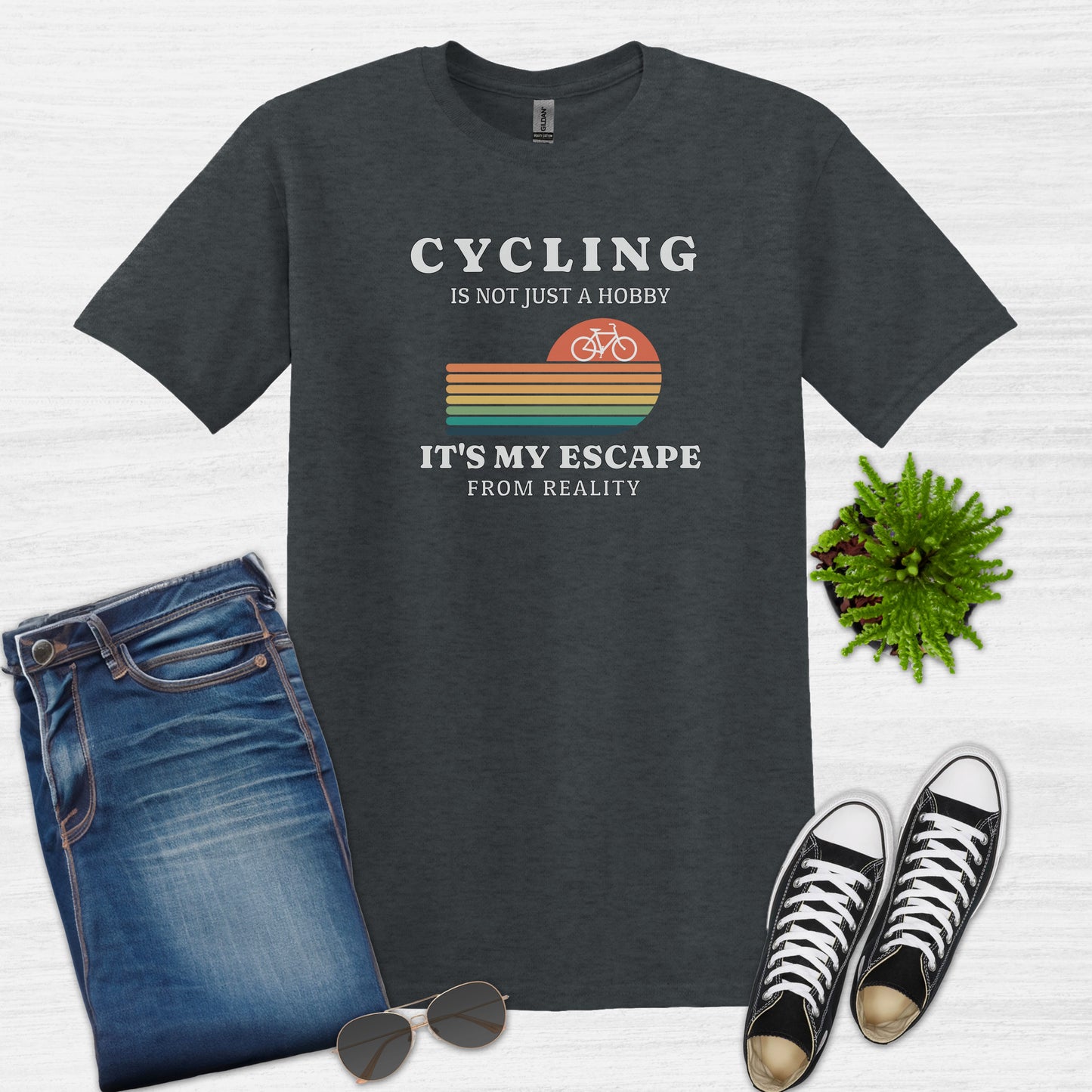 El ciclismo no es sólo un hobby, es mi camiseta de escape