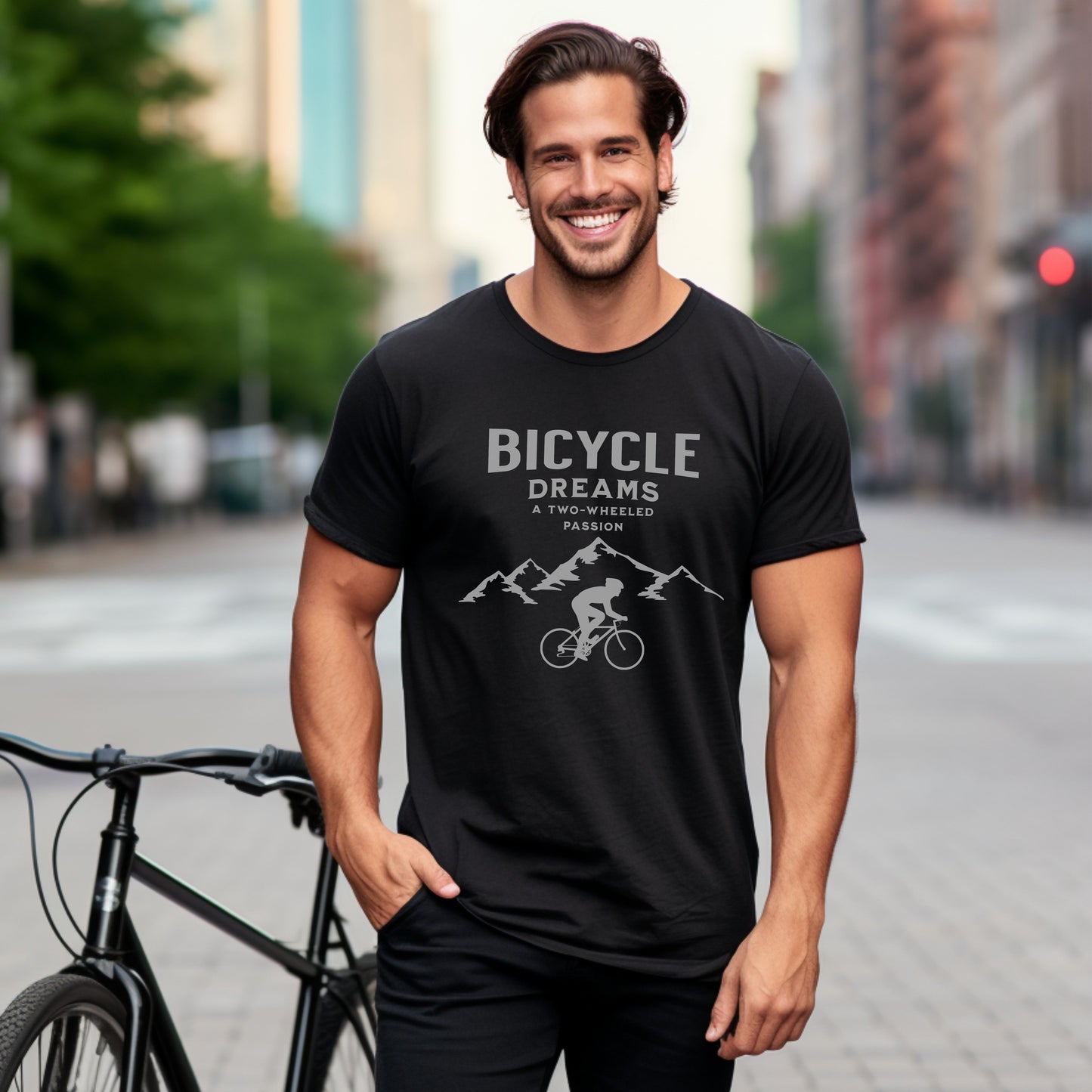 Bicycle Dreams a two-wheeled passion T-Shirt