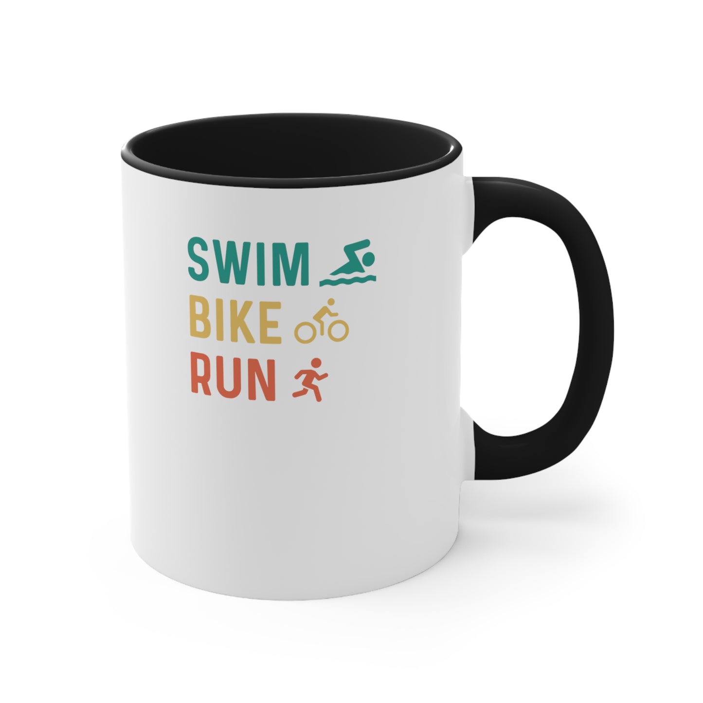 Taza Swim Bike Run Triatlón