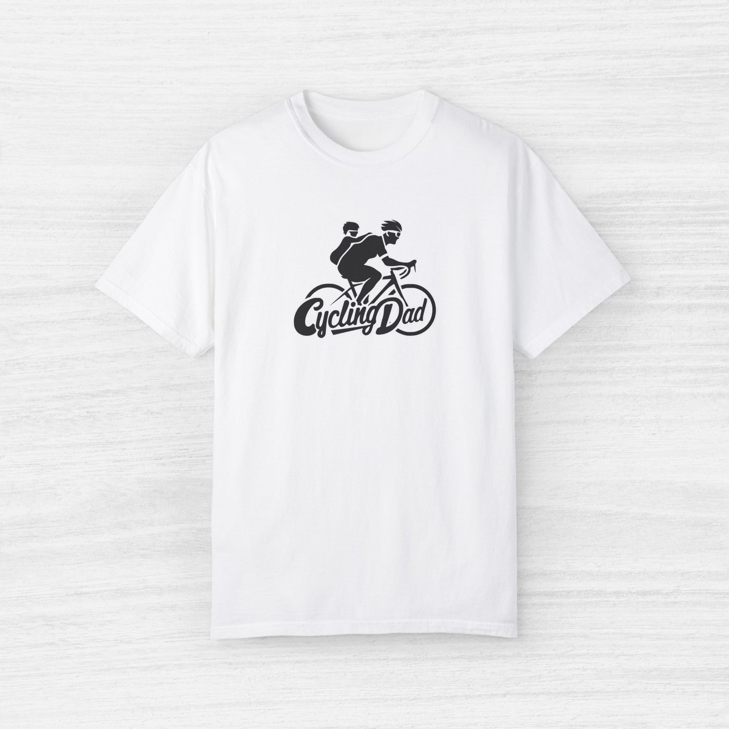 Cycling Dad and Baby T-Shirt for Men