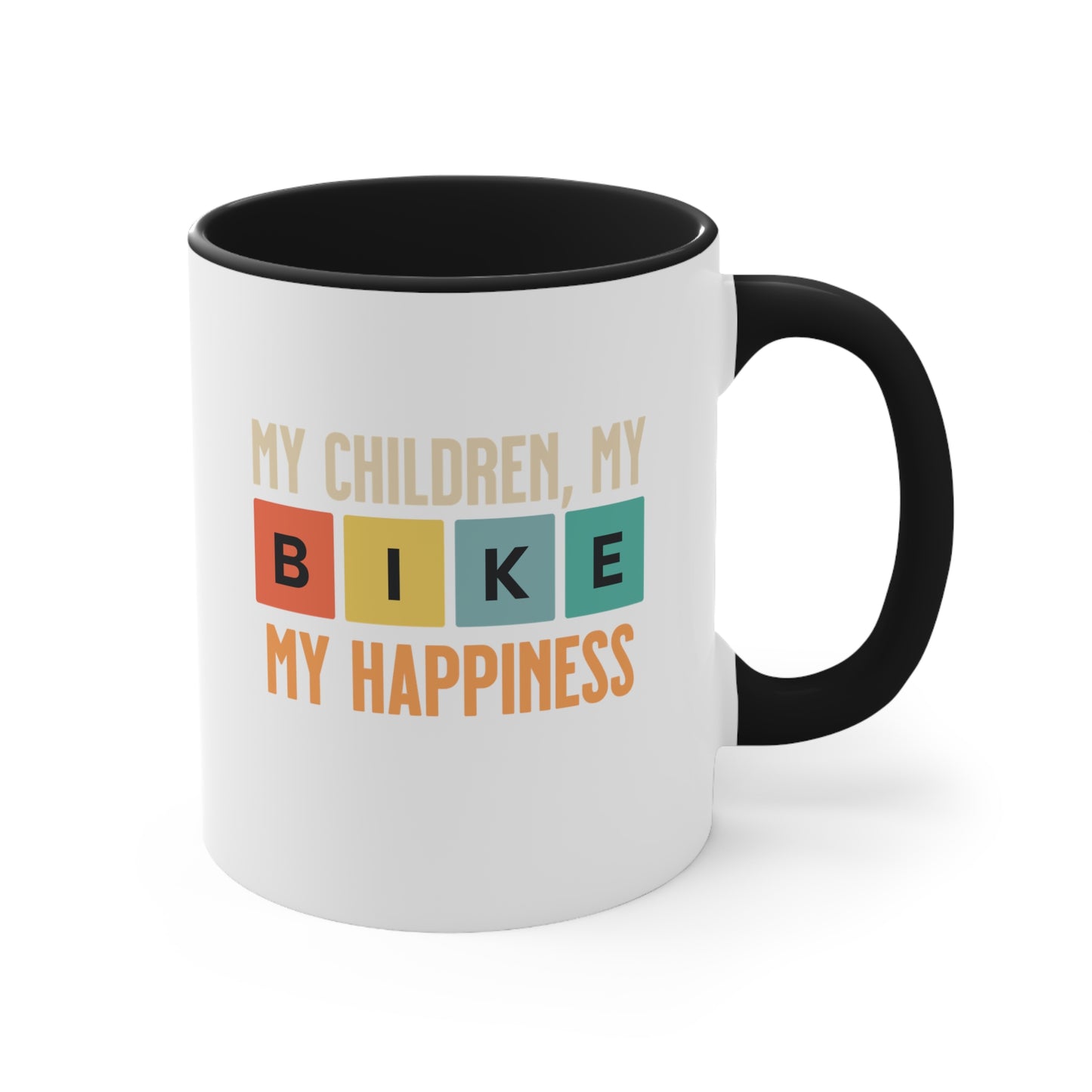 Mis Hijos, Mi Bicicleta, Mi Felicidad - Taza Bicicleta