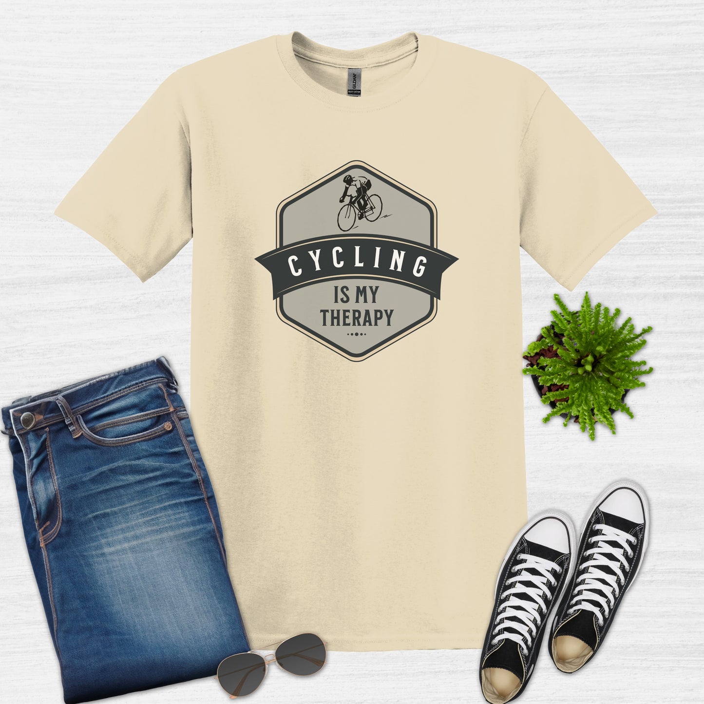 Cycling is my Therapy T-Shirt