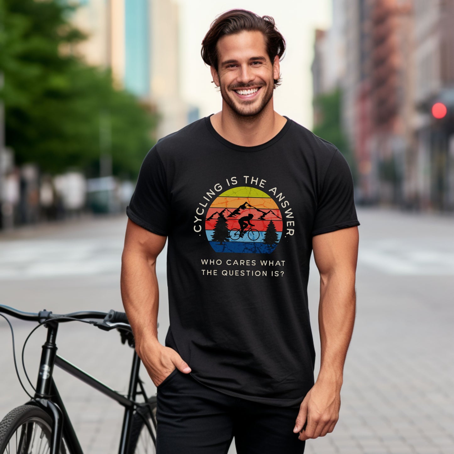 Cycling is the Answer T-Shirt