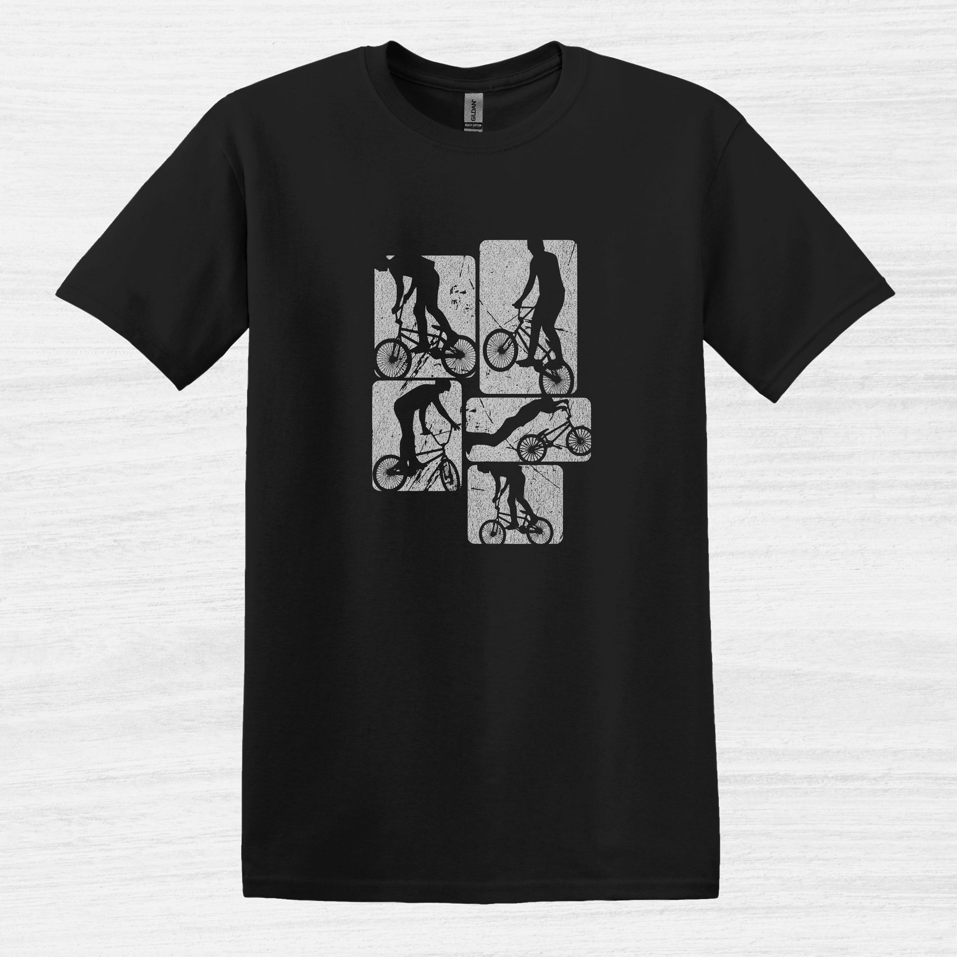 Bike Bliss BMX Dirt Jump Bike Cycling Freestyle T-Shirt Black 2