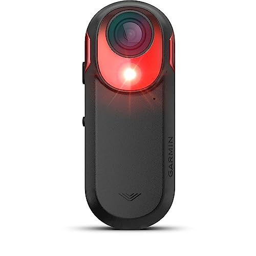 Bike Radar Garmin Varia™ RCT715, Bicycle Radar with Camera and Tail Light, Continuous Recording, Vehicle Detection