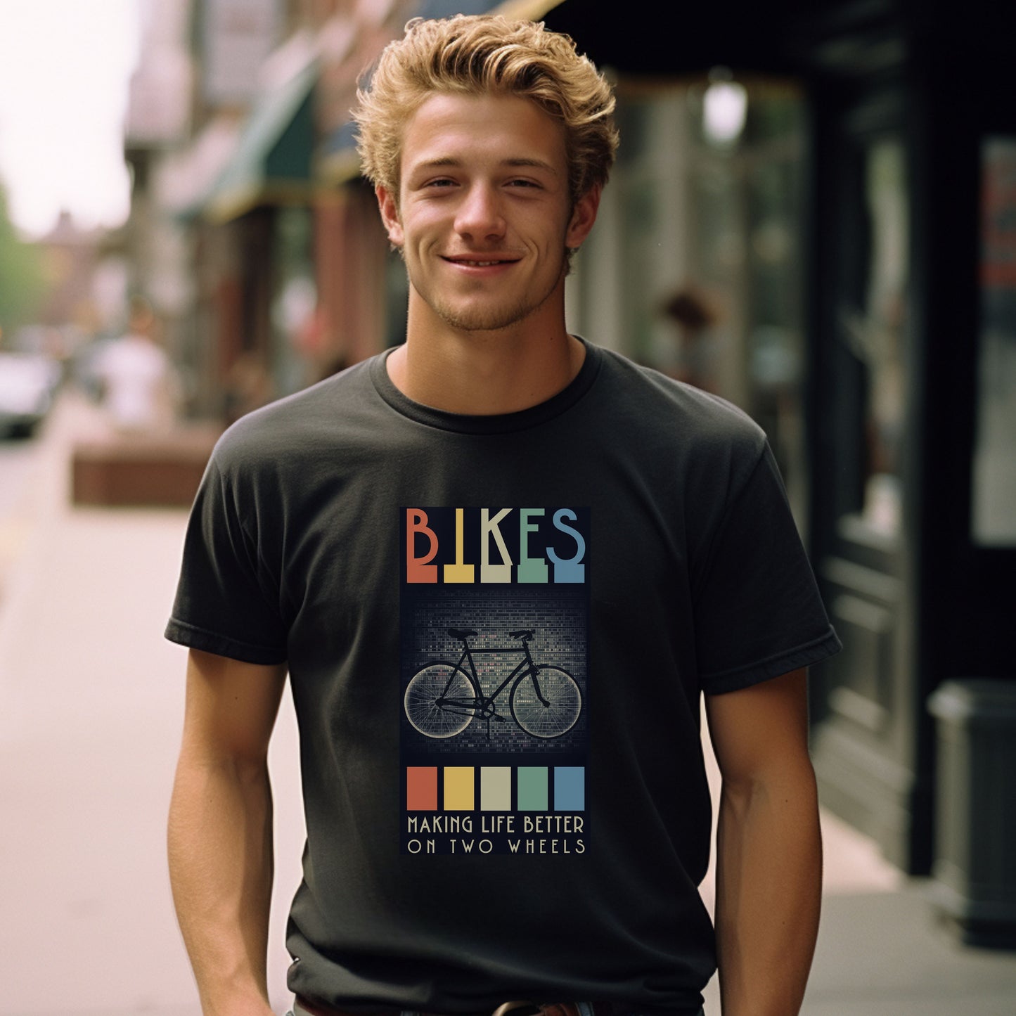 Camiseta Bicicletas que mejoran la vida sobre dos ruedas
