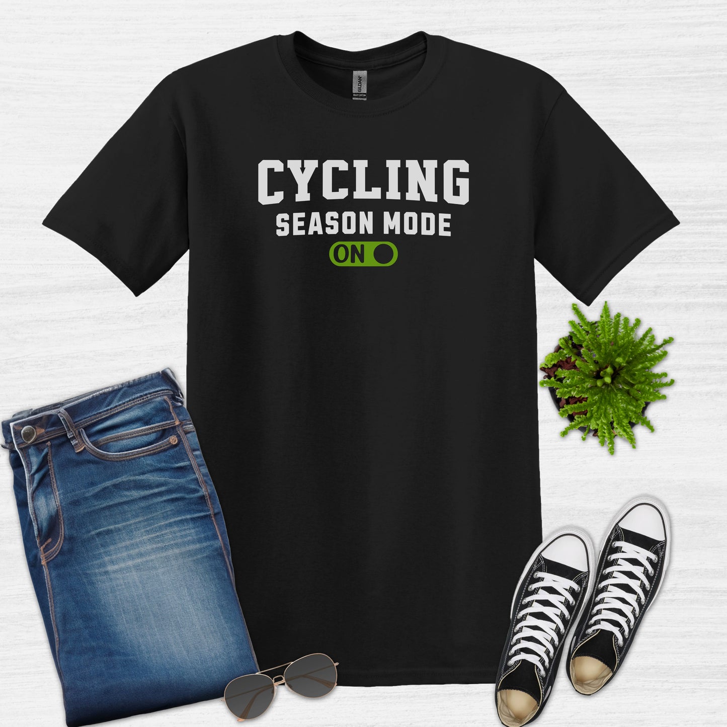 Cycling Season Mode ON T-Shirt
