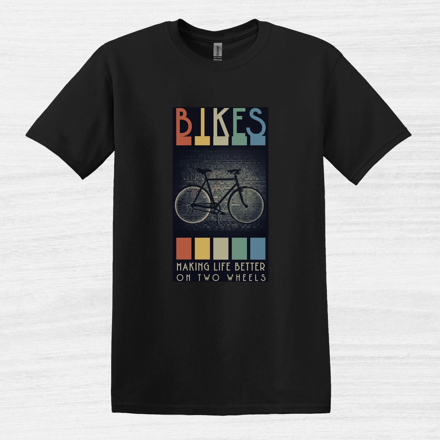 Camiseta Bicicletas que mejoran la vida sobre dos ruedas