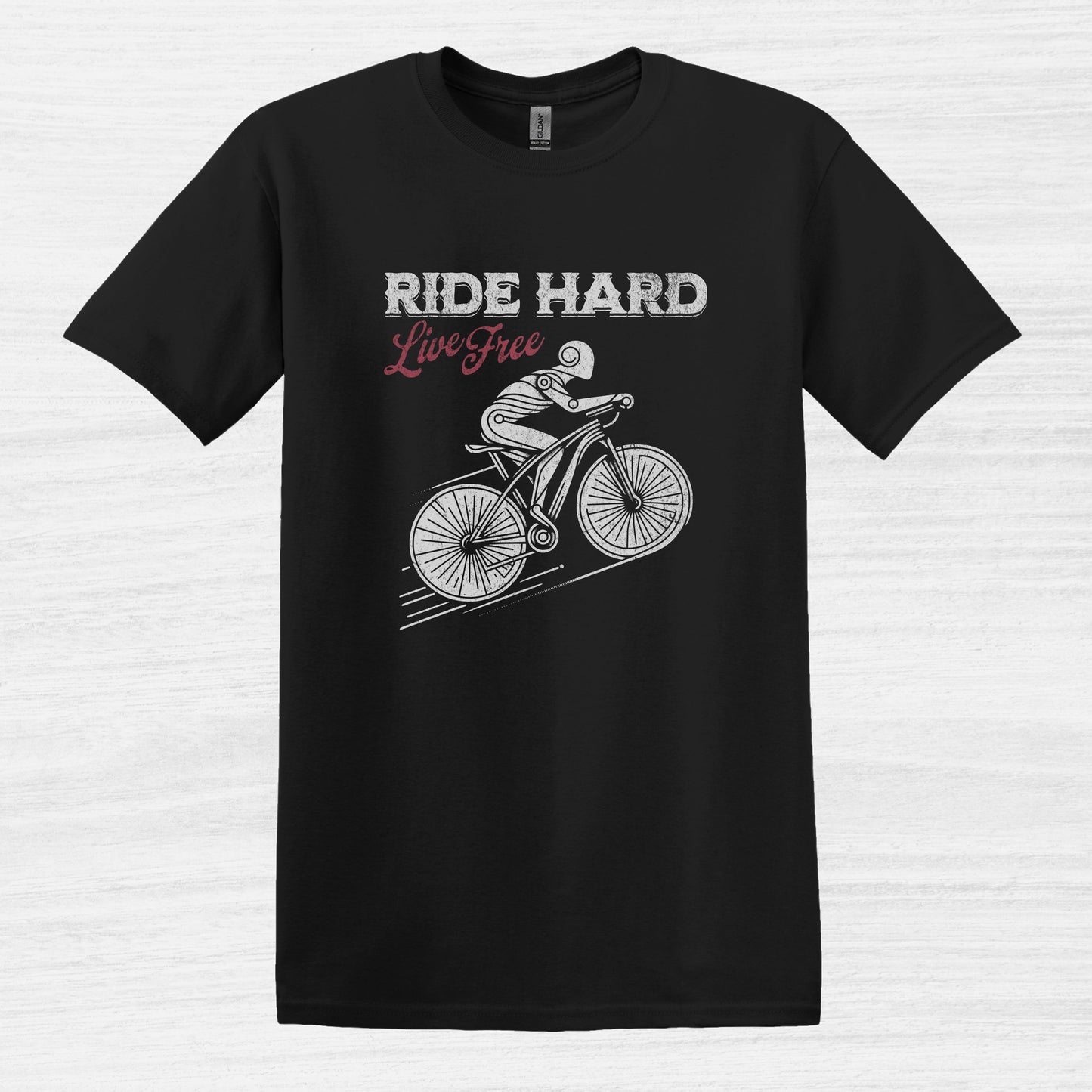 Ride Hard Live Free Bike T-Shirt
