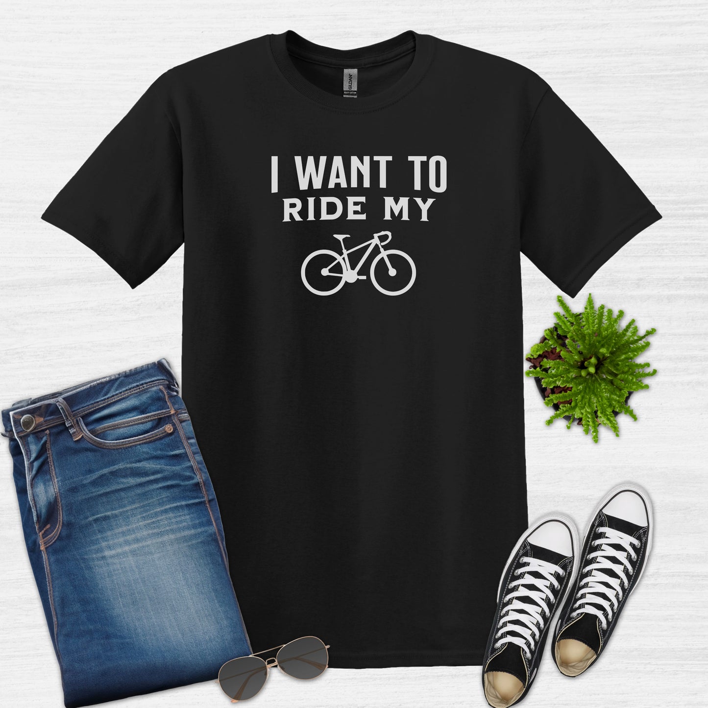 Camiseta Quiero andar en bicicleta
