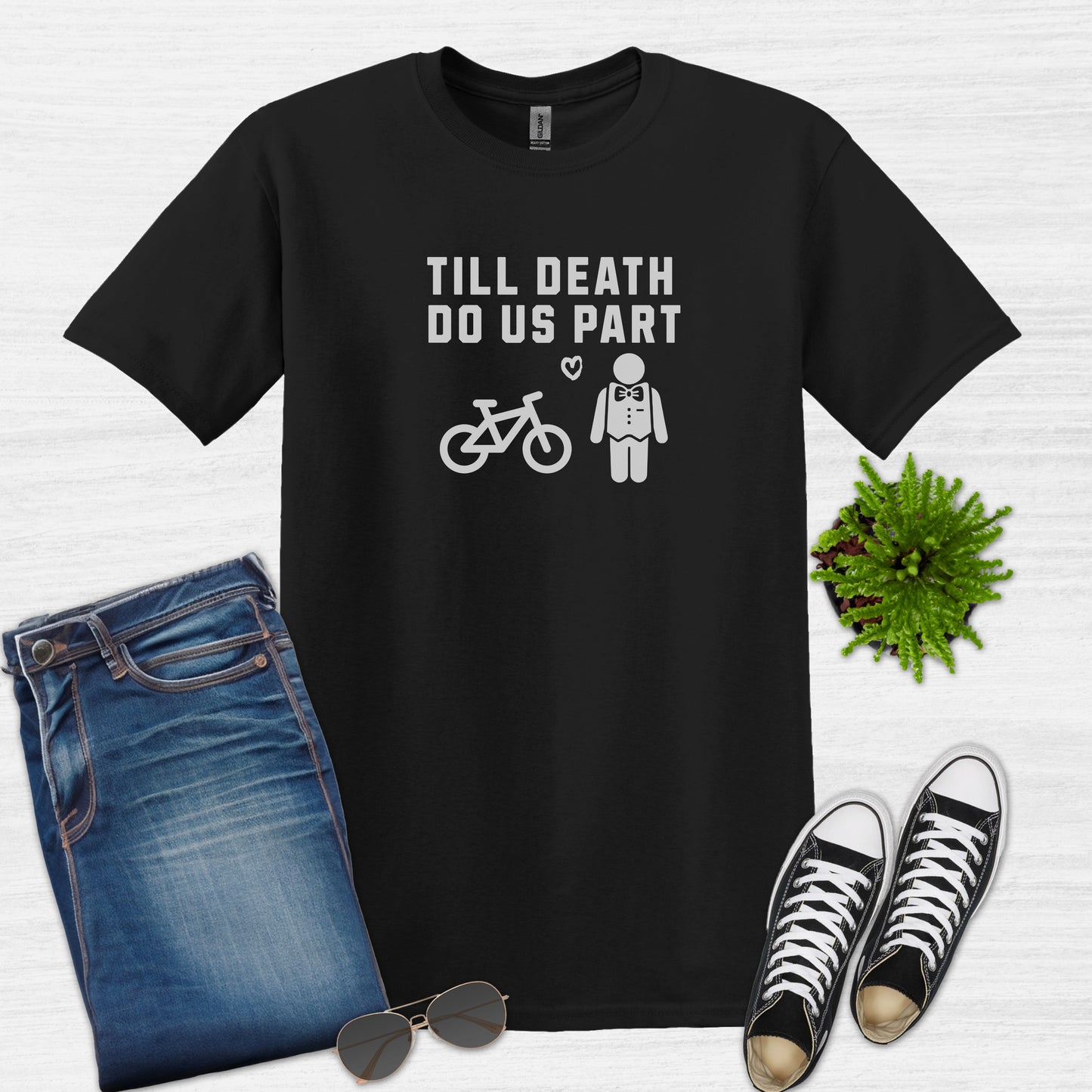 Till death do us part Bicycle T-Shirt