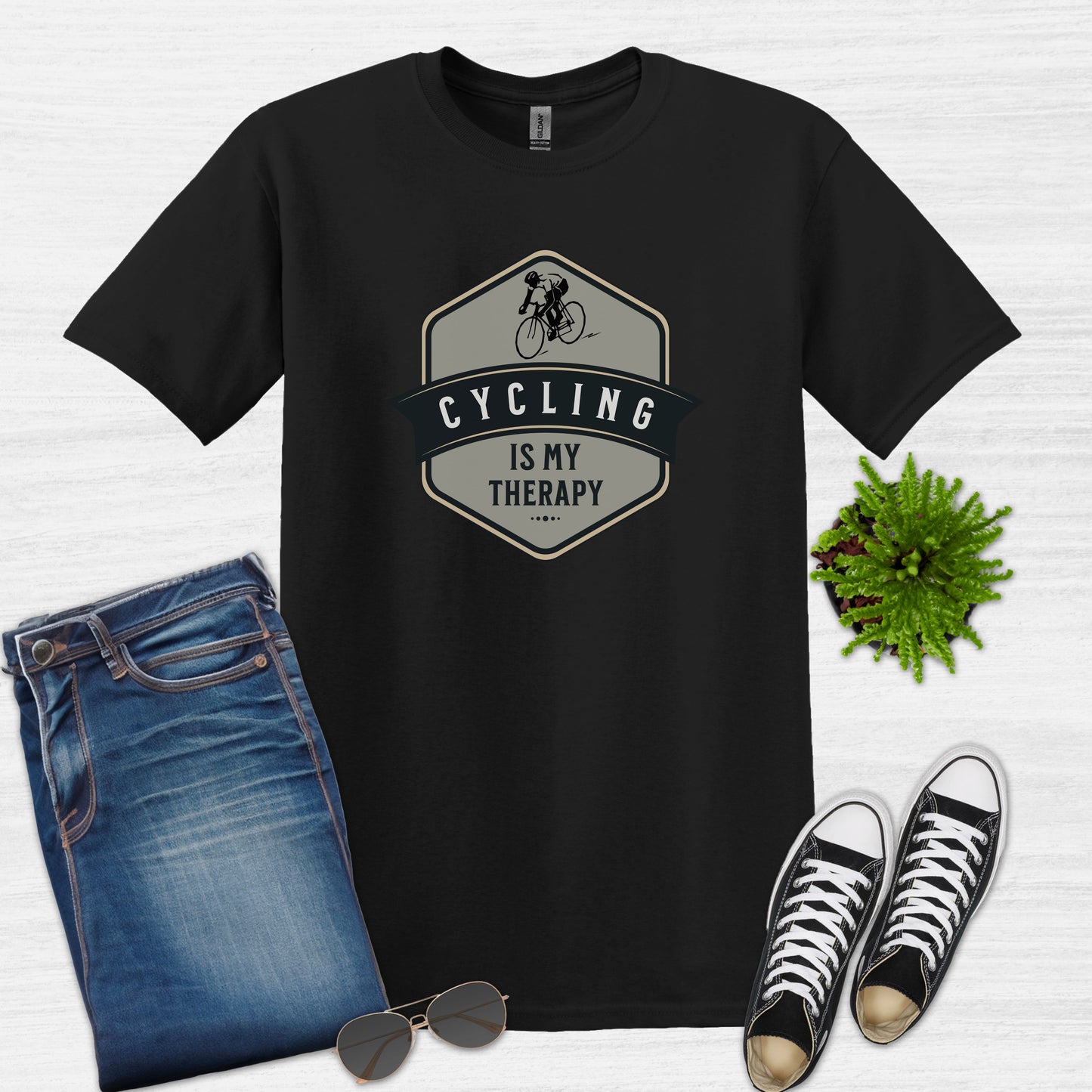 Cycling is my Therapy T-Shirt