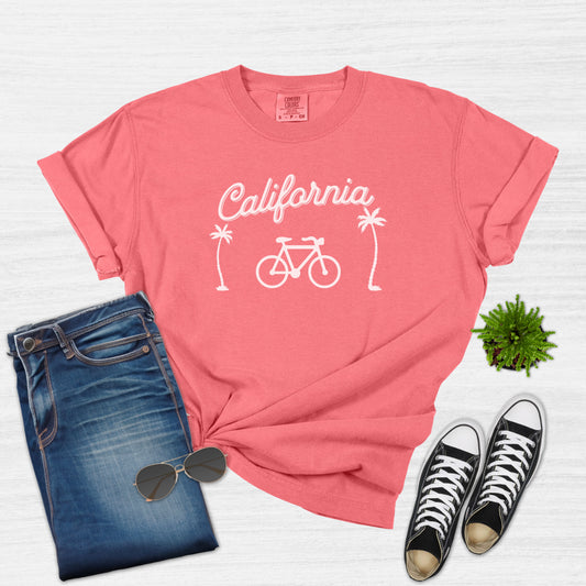 California Cycling Love T-Shirt for Women