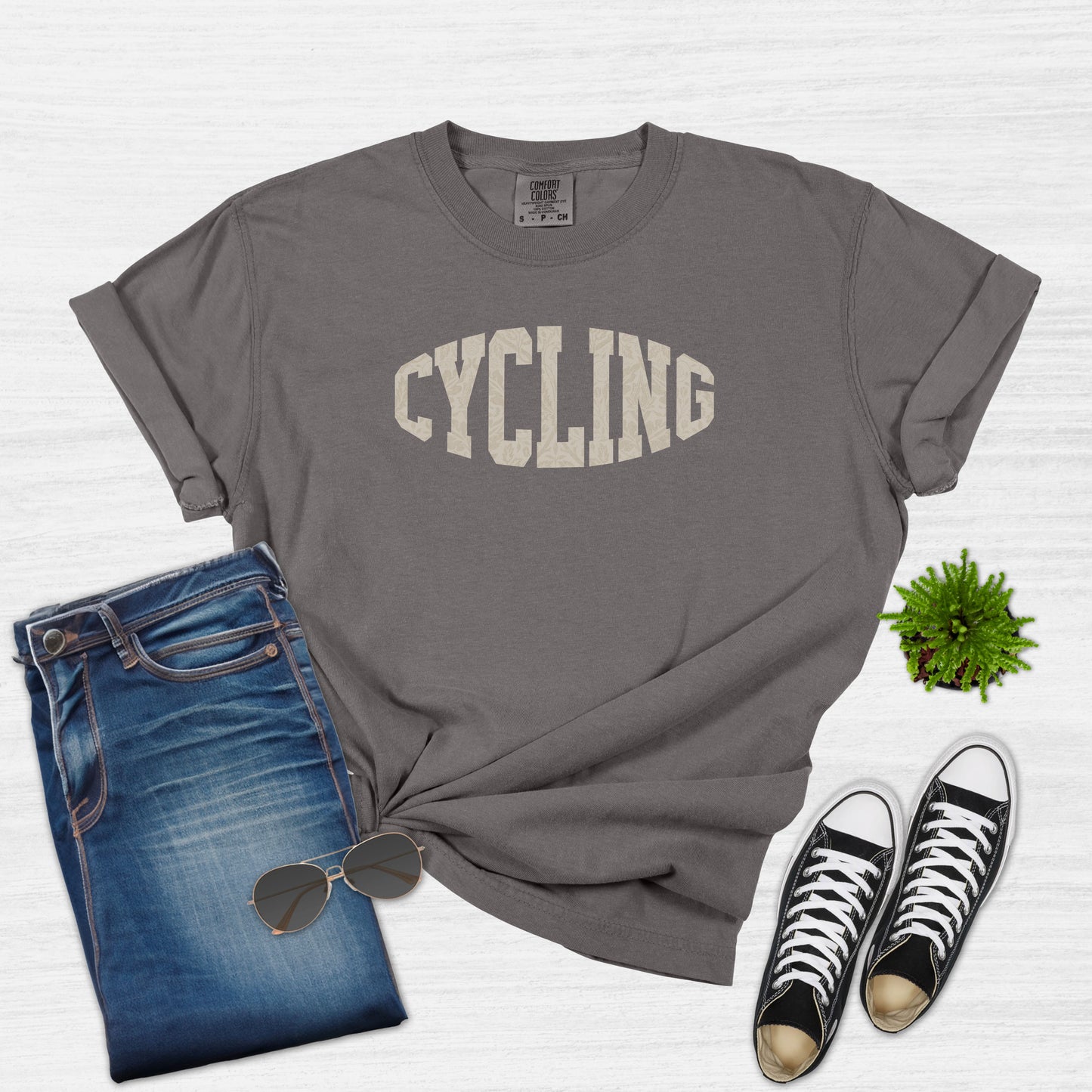 Cool College Vintage Cycling T-Shirt for Women