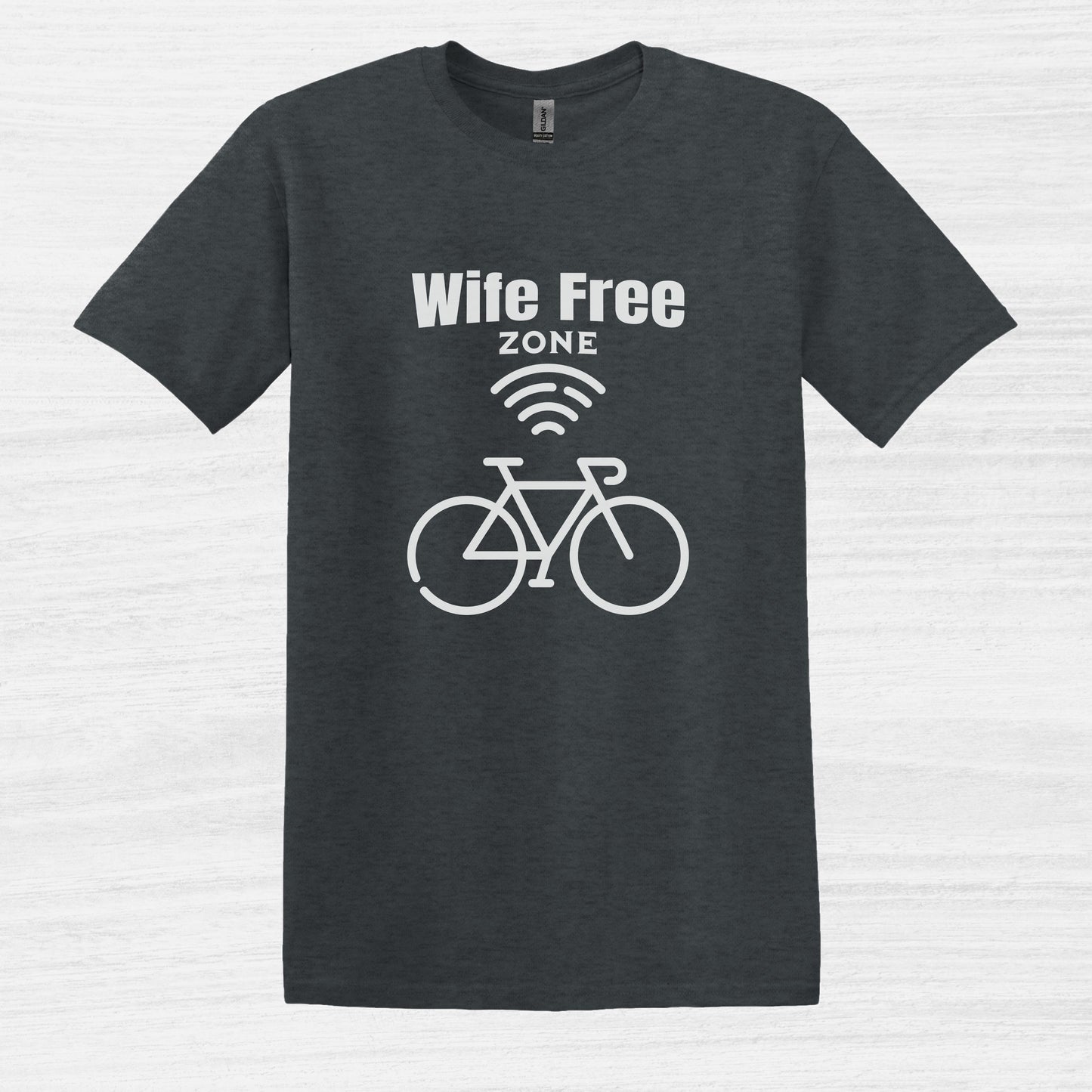 Wife Free Zone Bike T-shirt